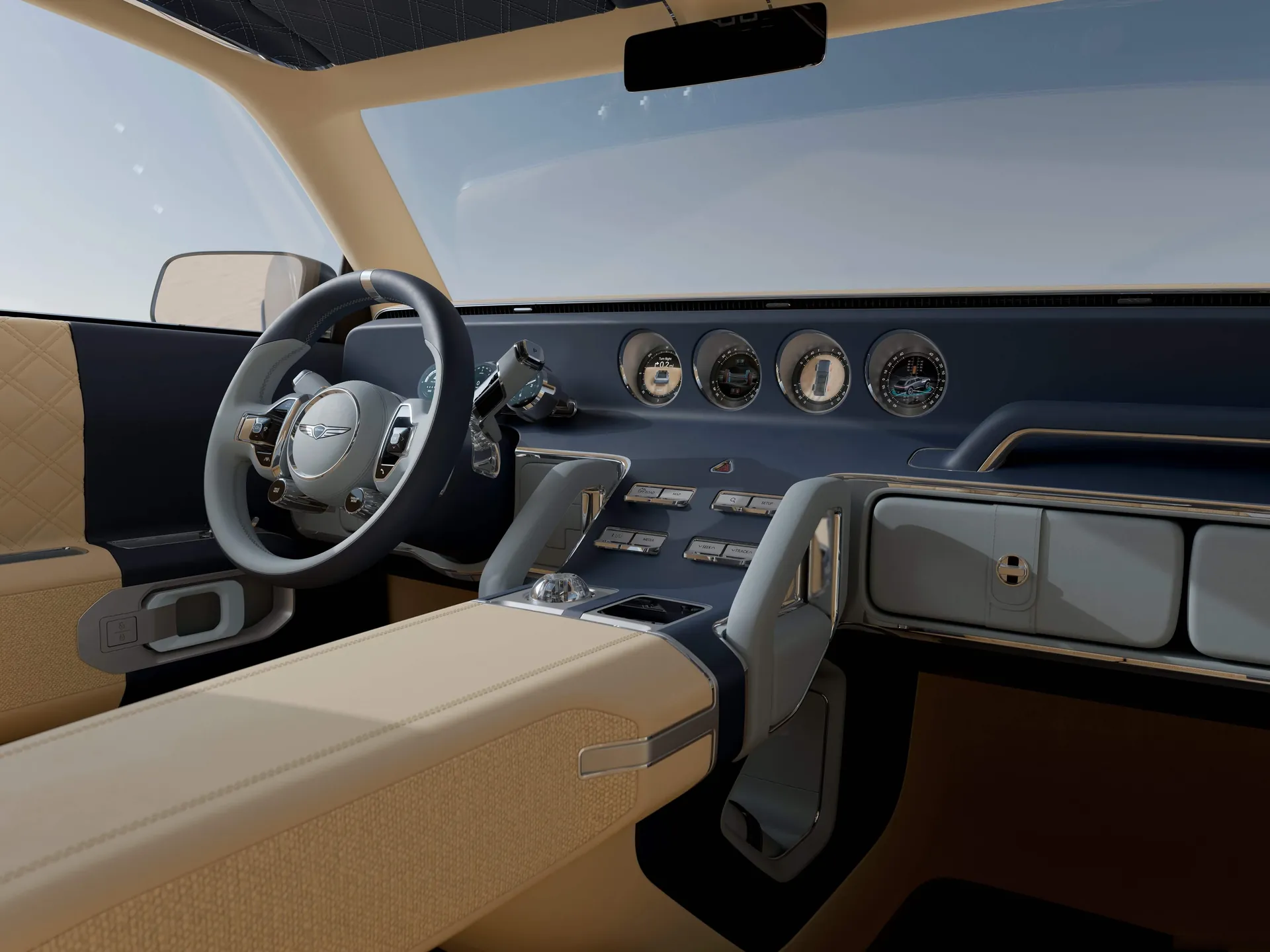 Genesis X Gran Equator Concept (2025) – interiér