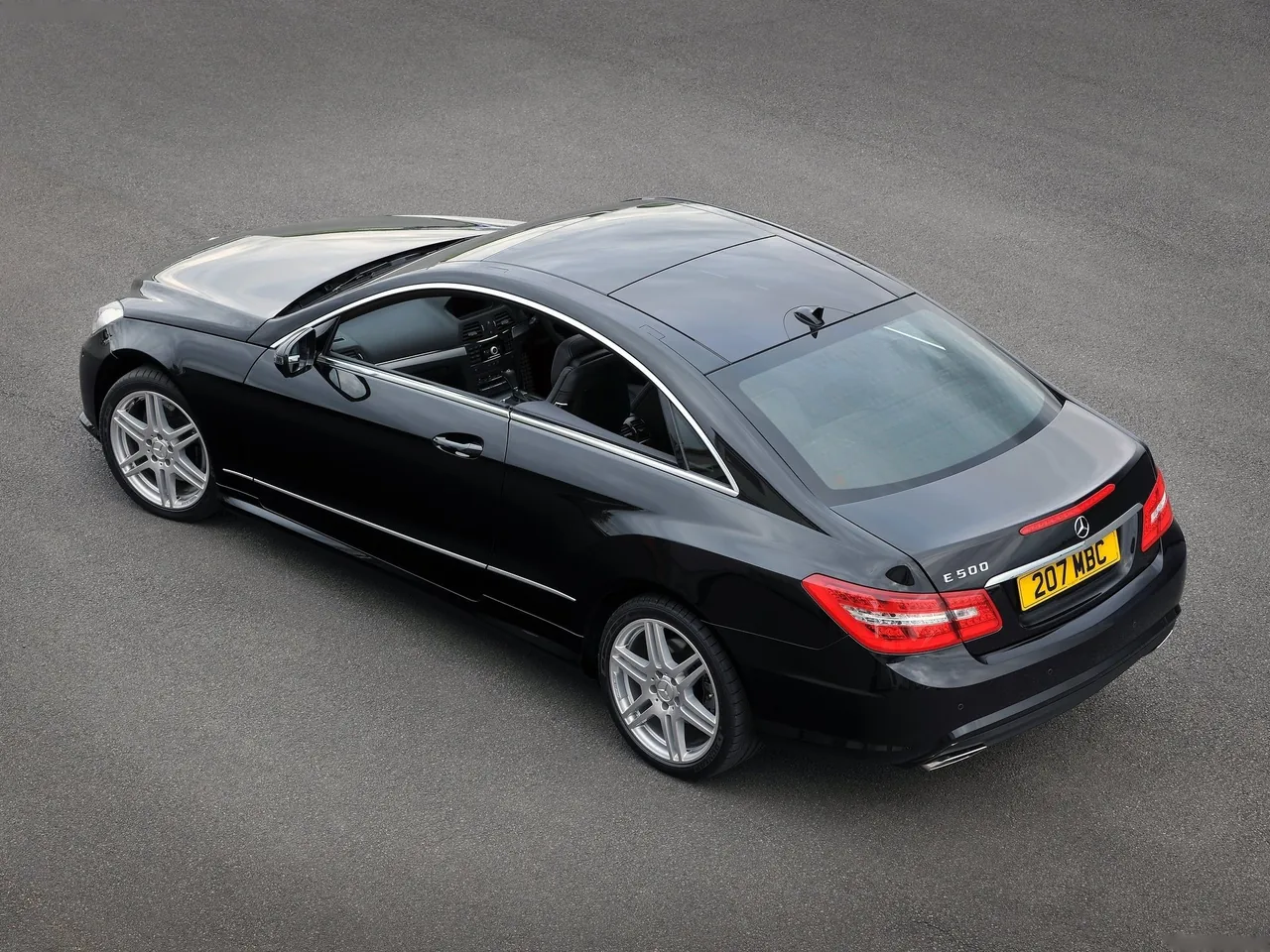 Mercedes-Benz E-Class Coupe [UK] (2010) - Rear Three-Quarter