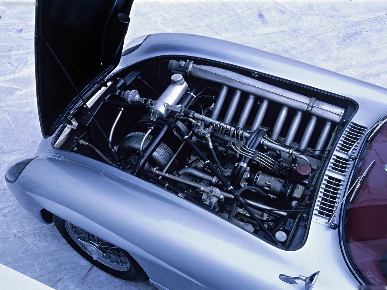 Mercedes-Benz 300 SLR (1955) - Engine Bay