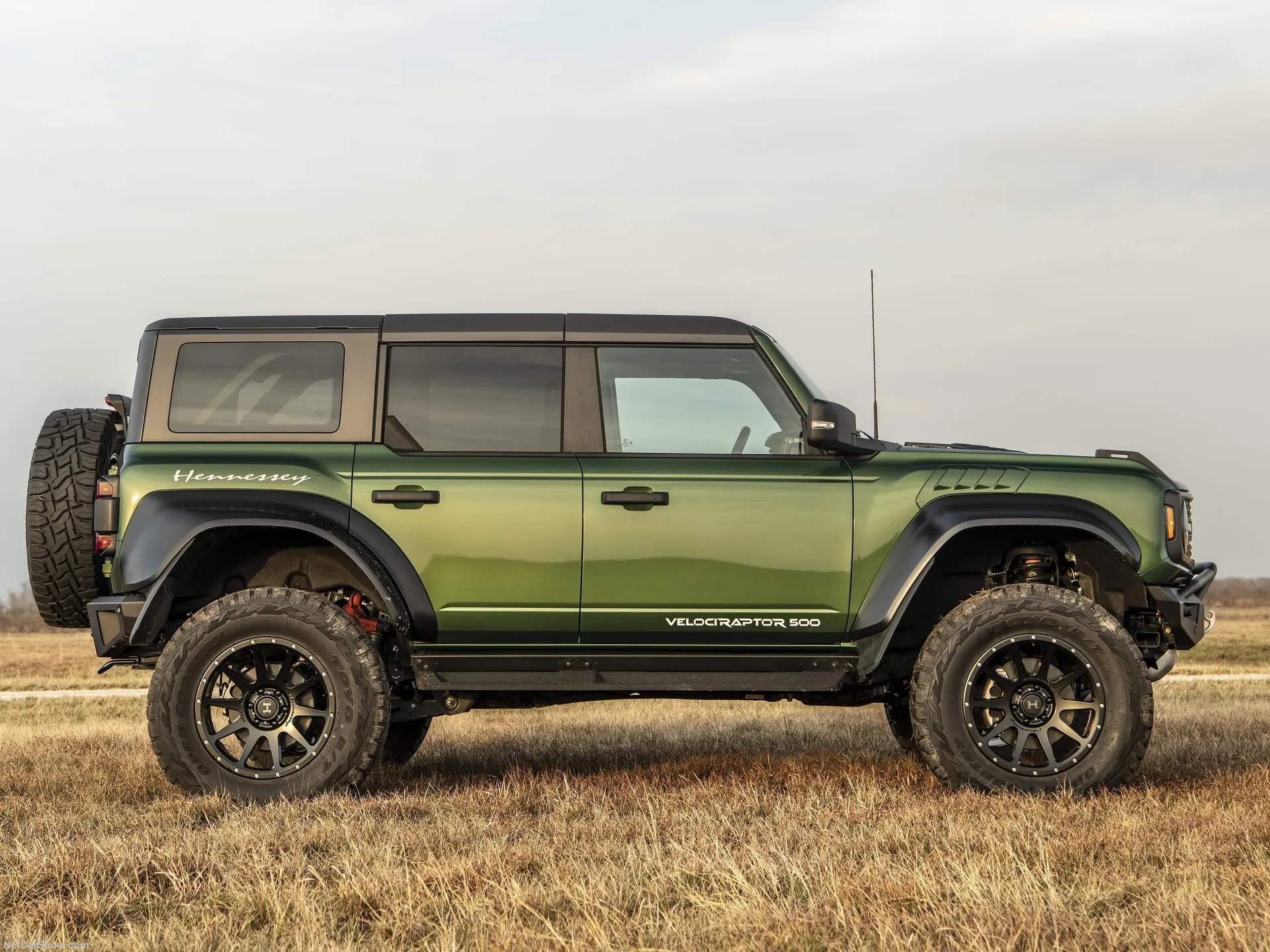 Hennessey VelociRaptor 500 Bronco (2023) – boční profil