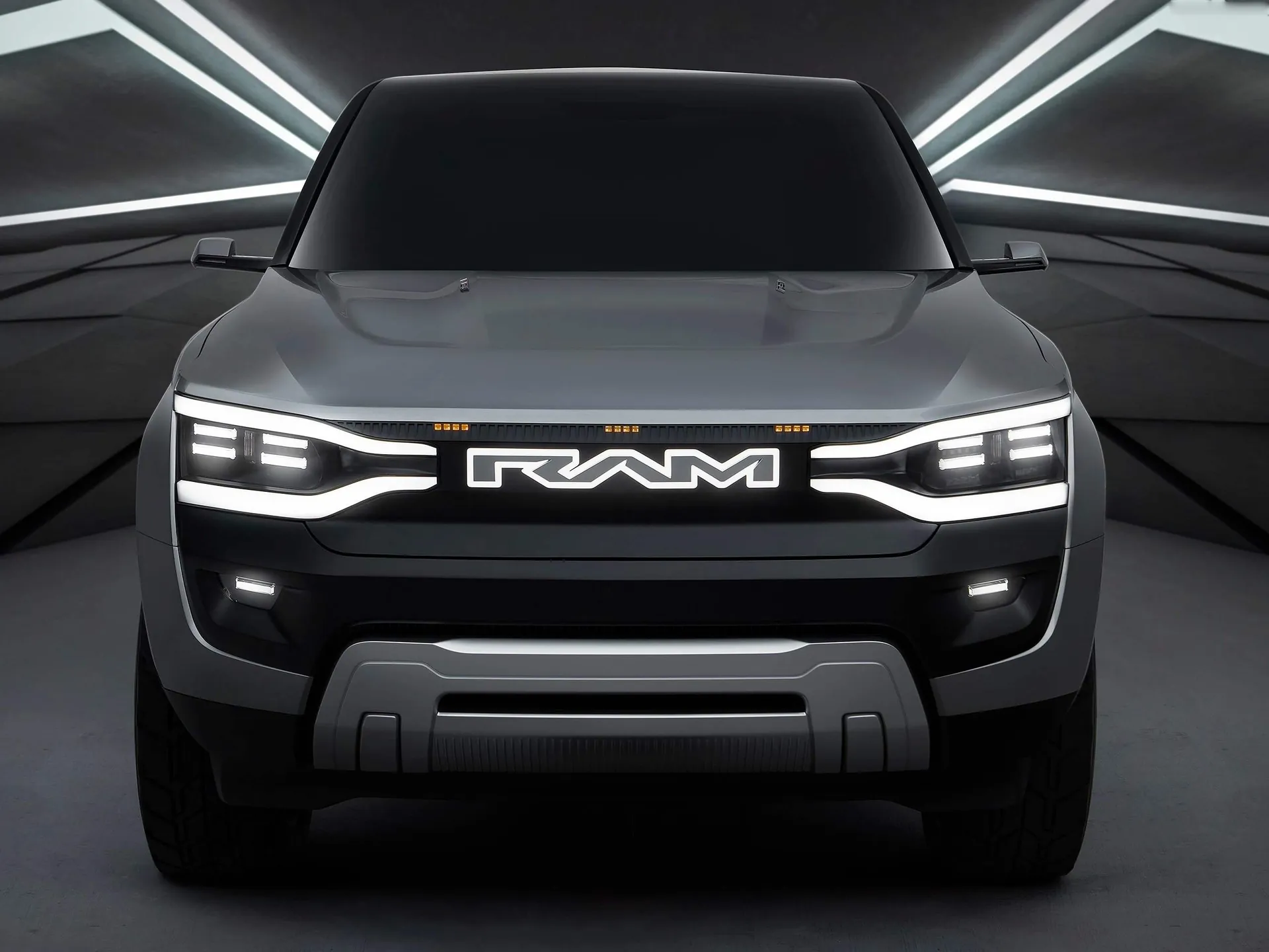Ram 1500 Revolution BEV Concept (2023) – zepředu