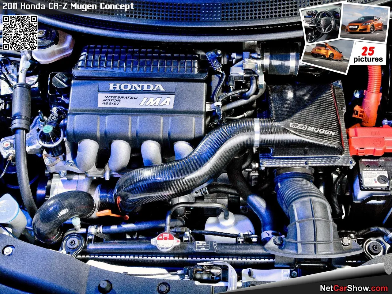 Honda CR-Z Mugen Concept (2011) – motorový prostor