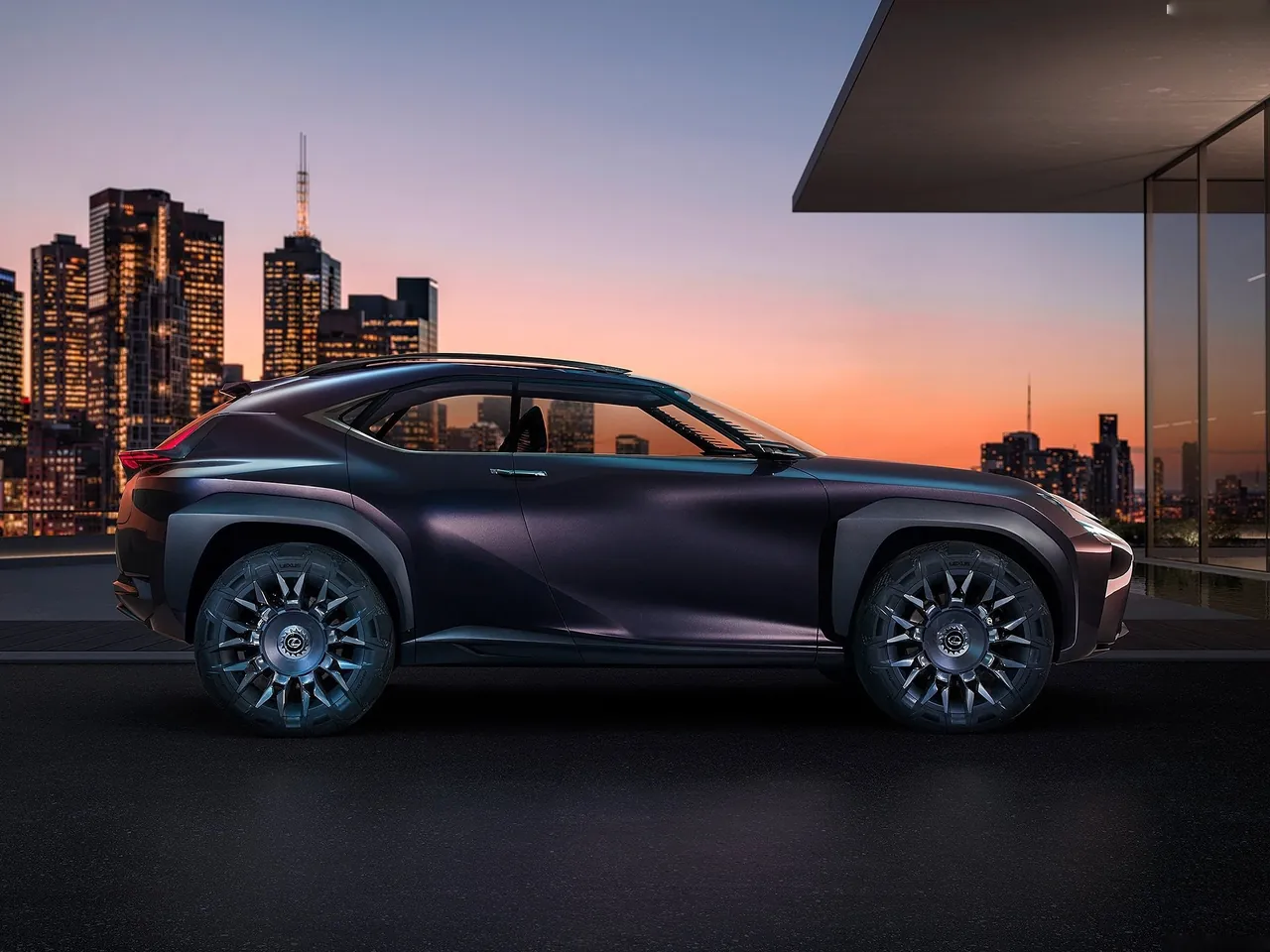Lexus UX Concept (2016) – boční profil