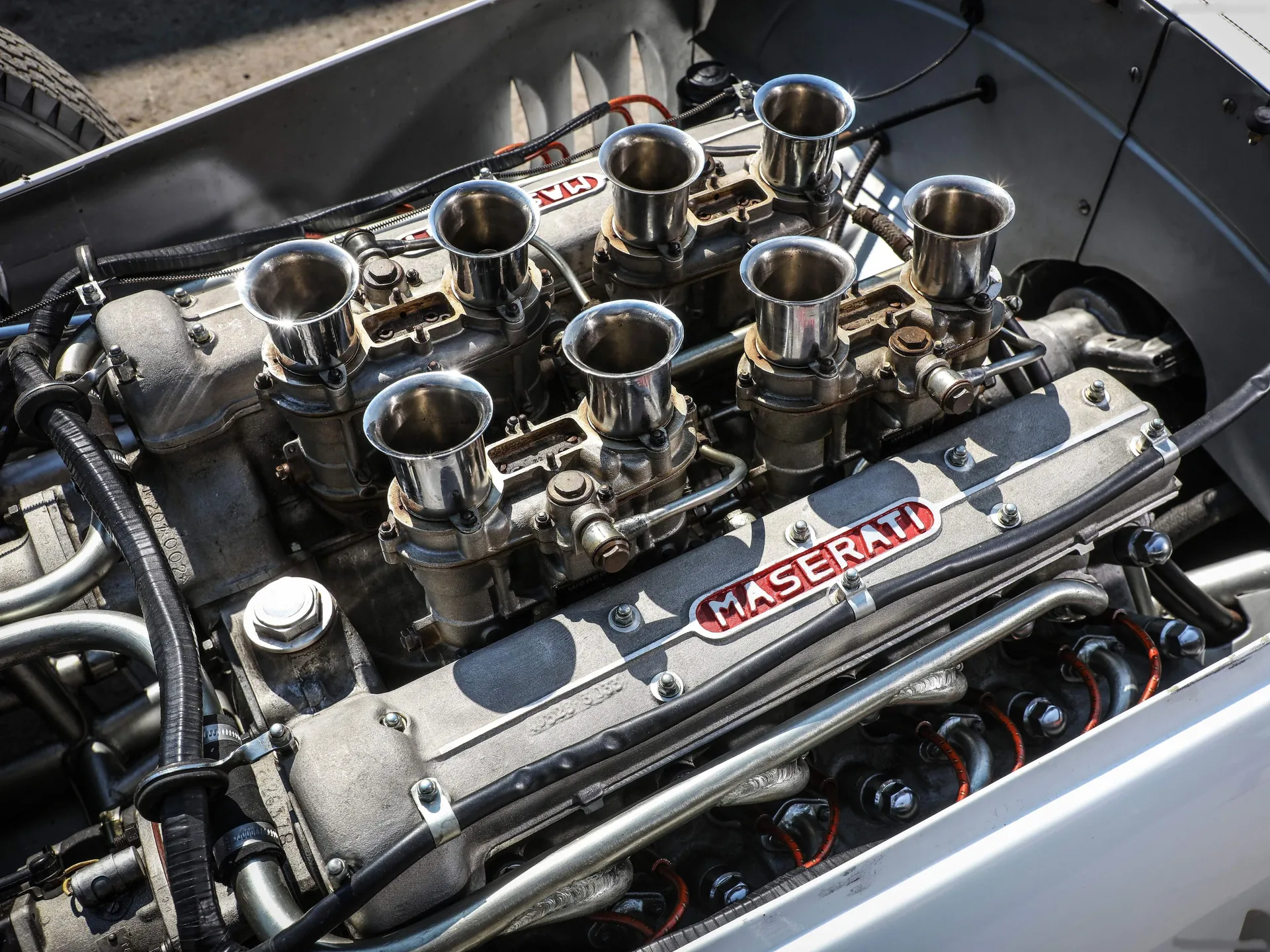 Maserati Eldorado Racecar (1958) – motorový prostor