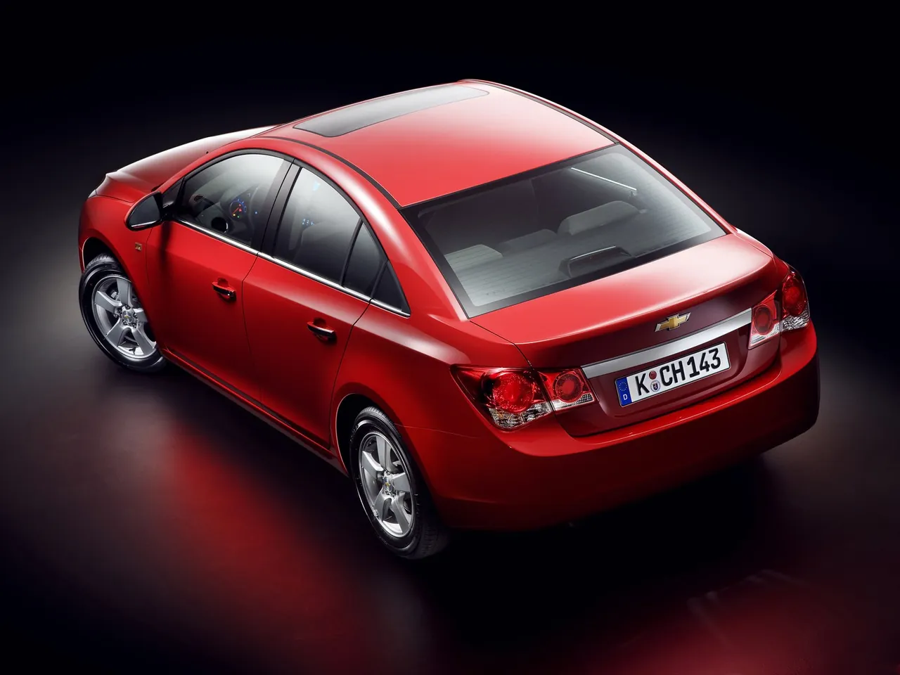 Chevrolet Cruze (2009) – zadní tříčtvrteční pohled