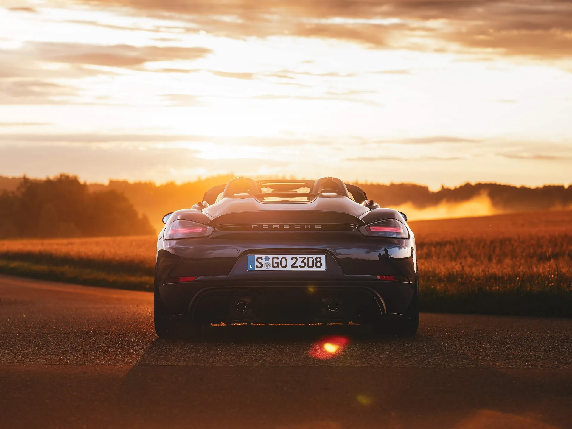 Porsche 718 Spyder RS Gentian Blue Metallic (2024) – zezadu
