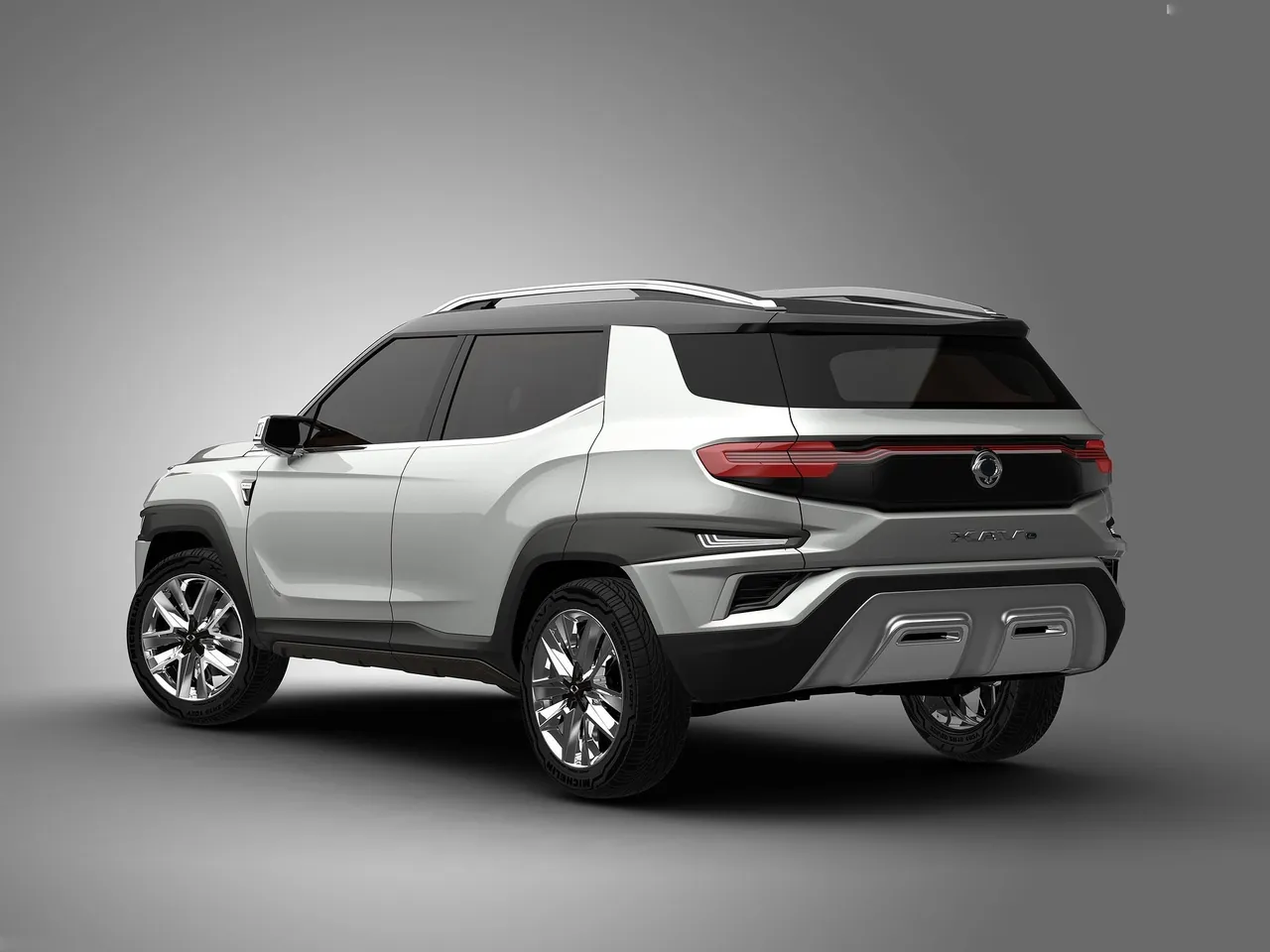 SsangYong XAVL Concept (2017) – zadní tříčtvrteční pohled