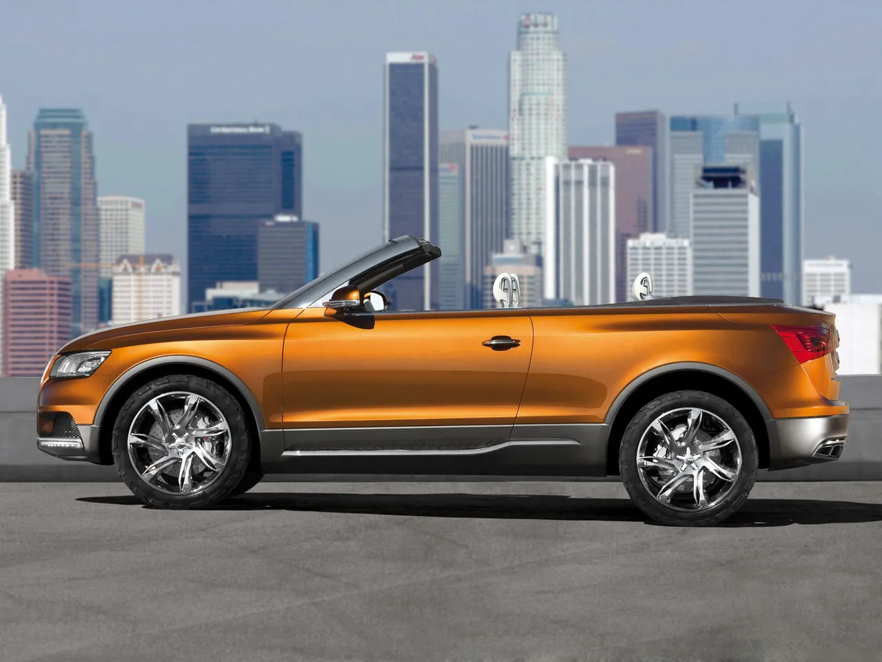 Audi Cross Cabriolet quattro Concept (2007) – boční profil