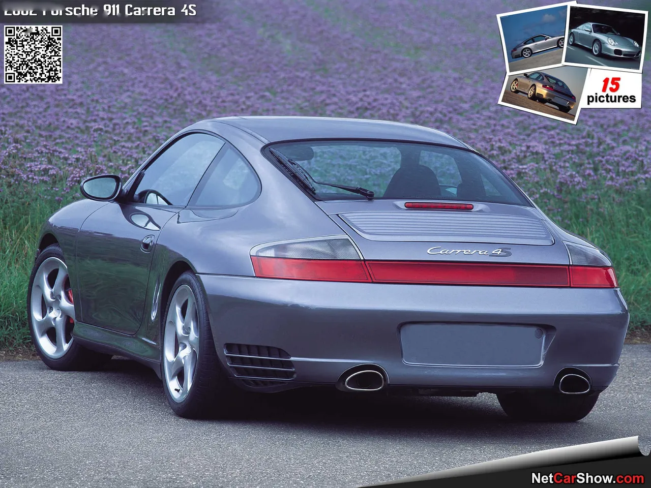 Porsche 911 Carrera 4S (2002) - Rear Three-Quarter
