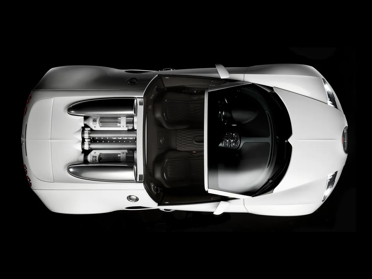 Bugatti Veyron Grand Sport (2009) – pohled shora