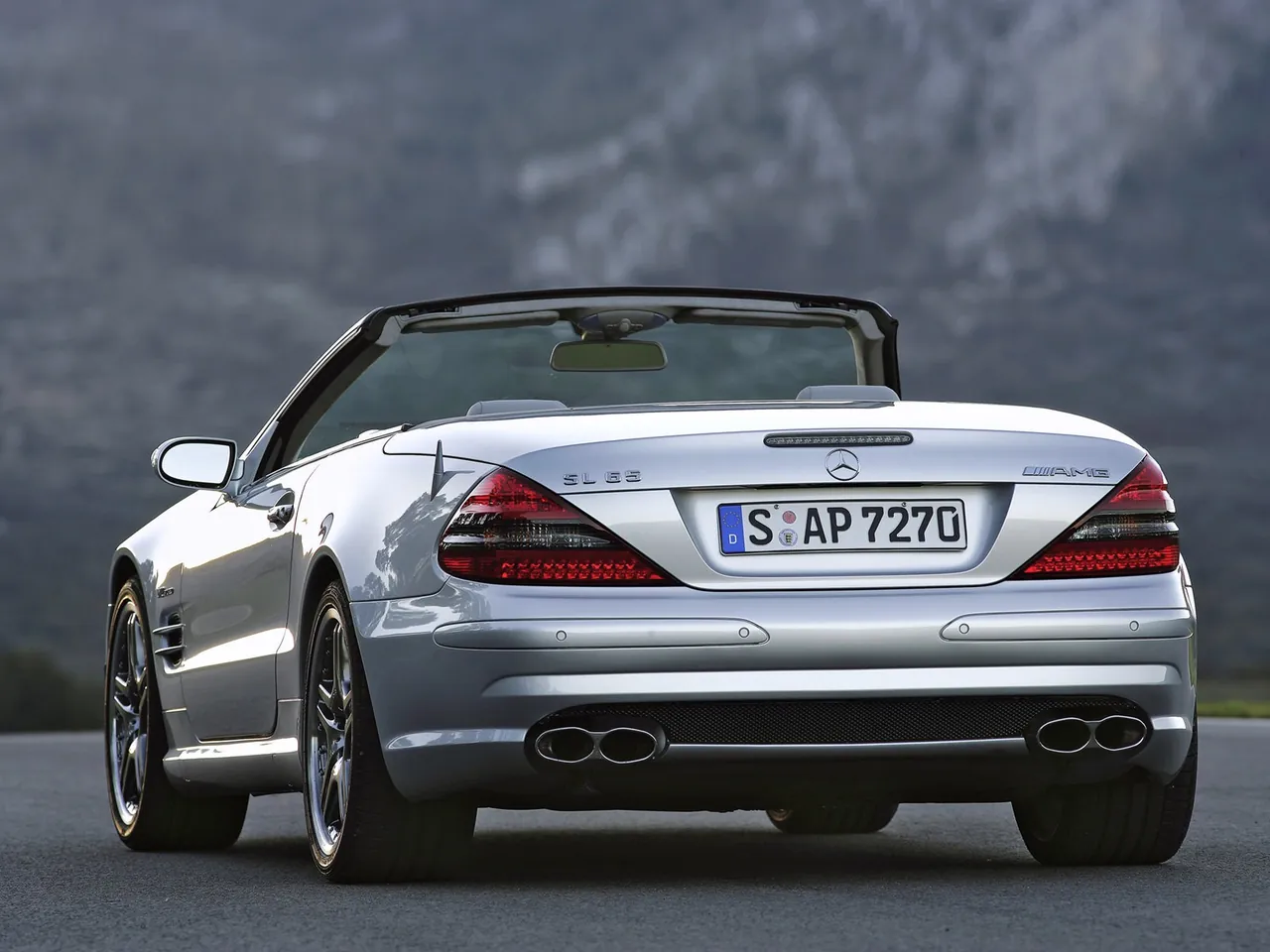 Mercedes-Benz SL 65 AMG (2006) - Rear Three-Quarter