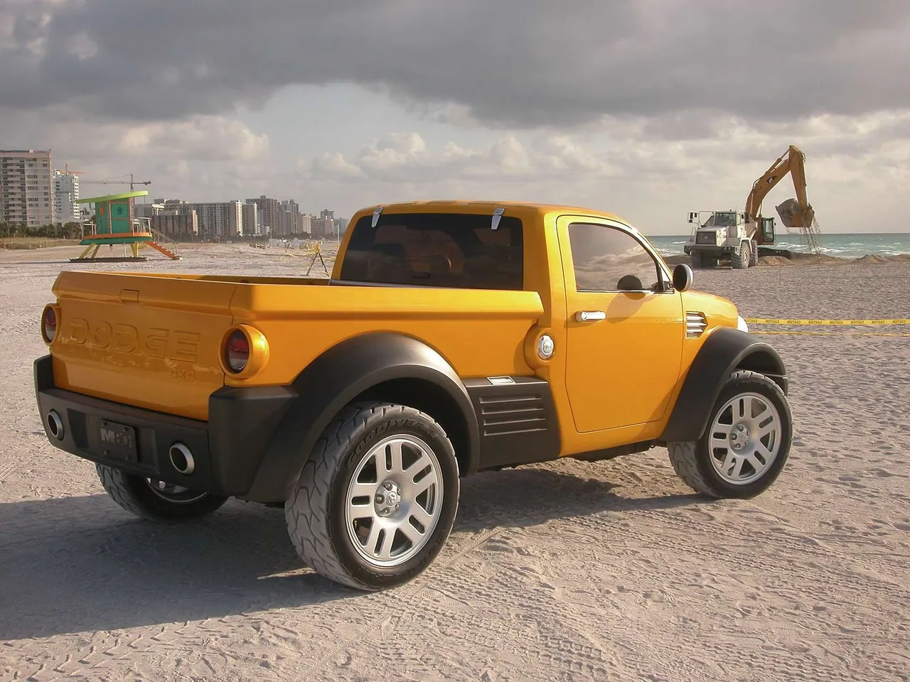 Dodge M80 Concept (2002) – zadní tříčtvrteční pohled