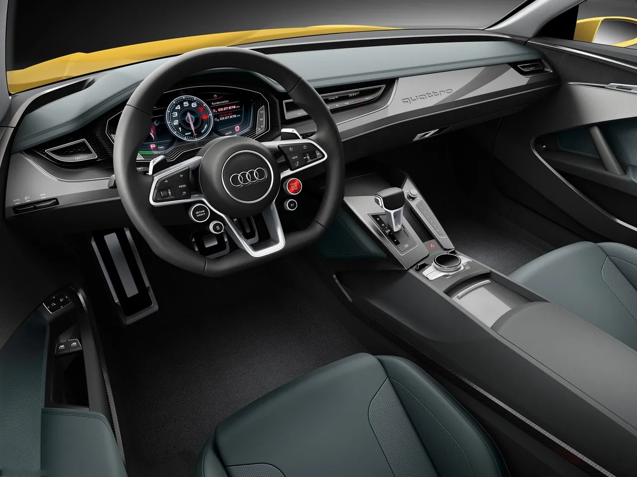 Audi Sport quattro Concept (2013) – interiér