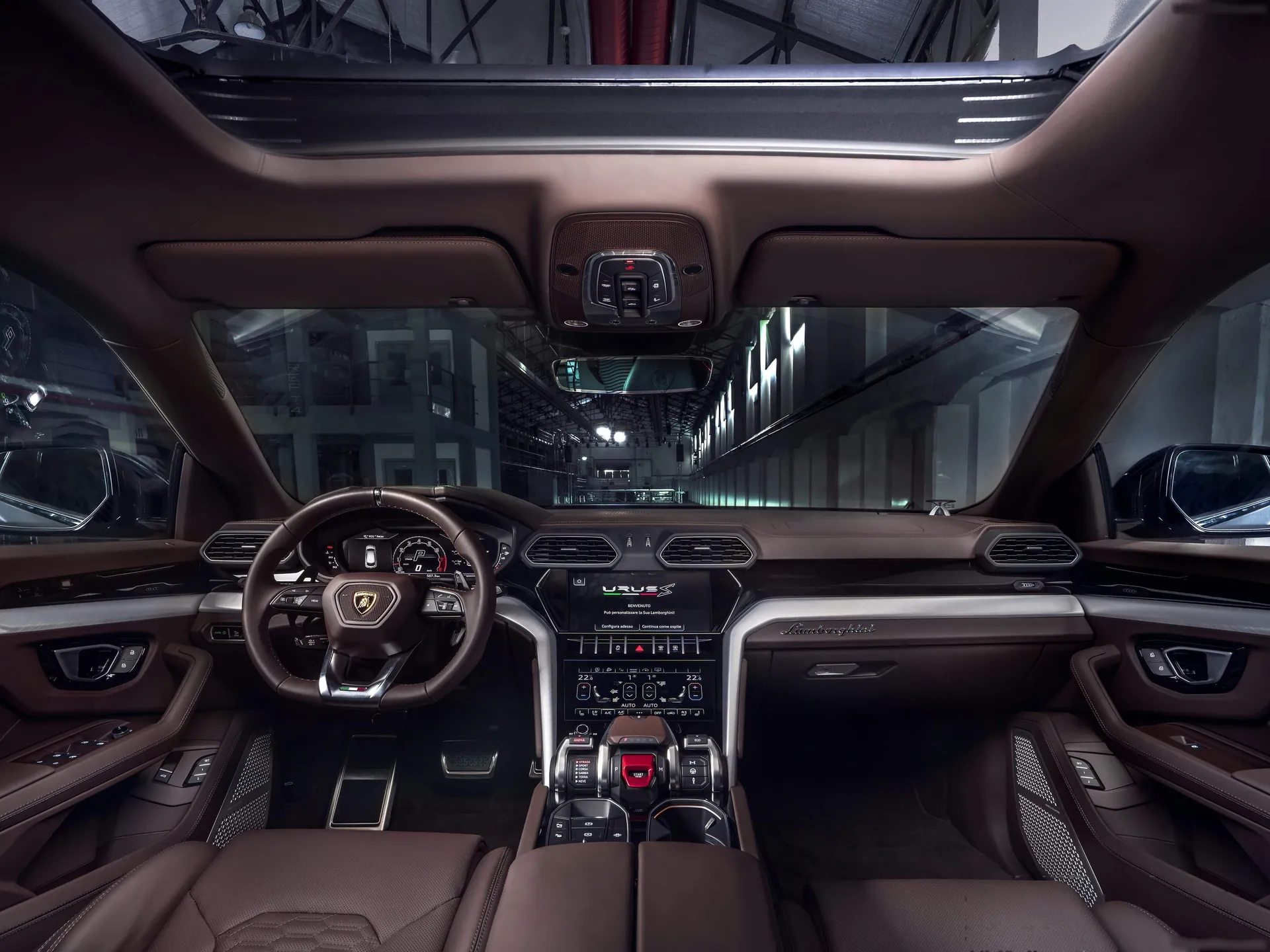 Lamborghini Urus S (2023) – interiér