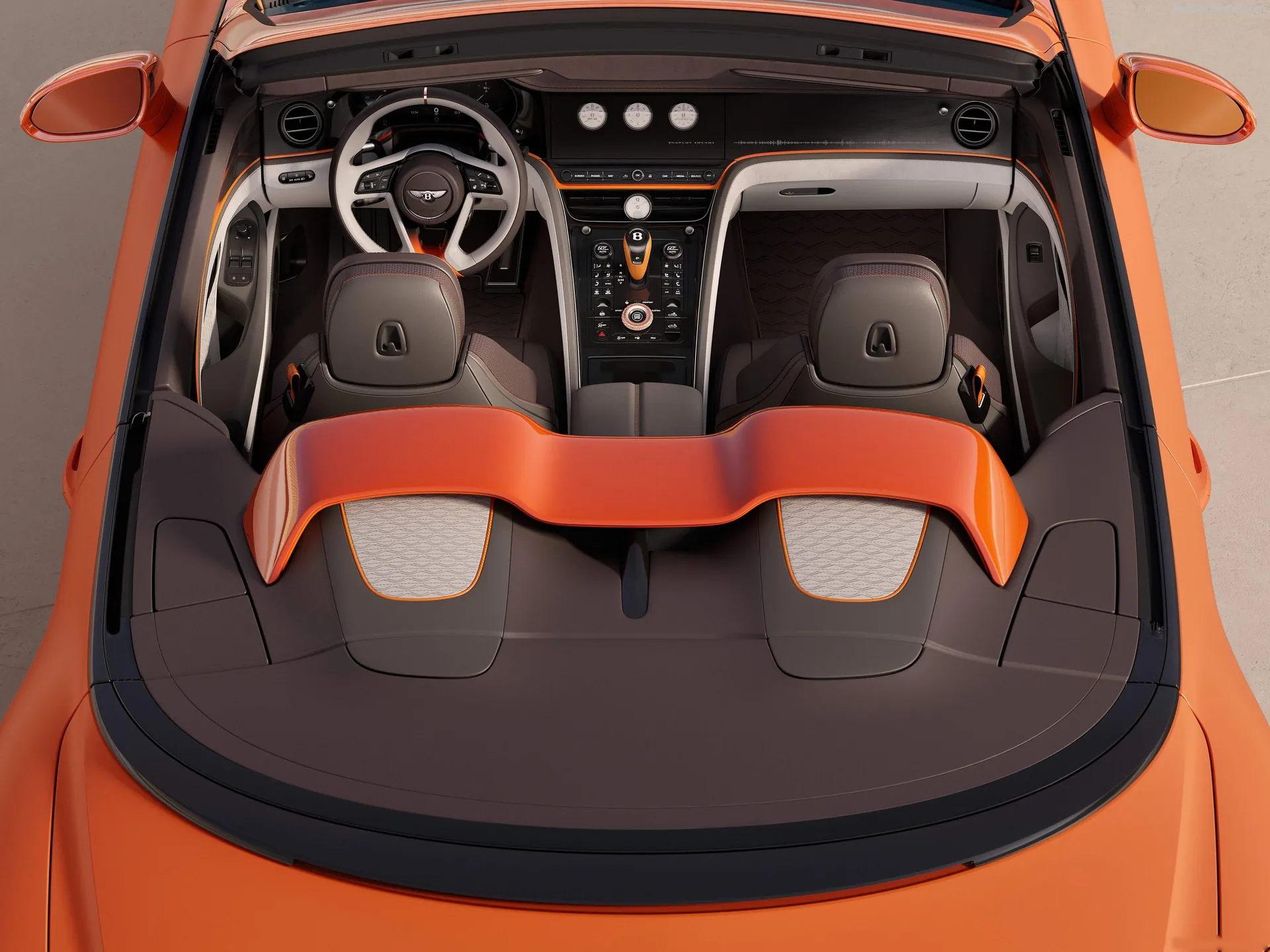 Bentley Batur Convertible (2025) – interiér