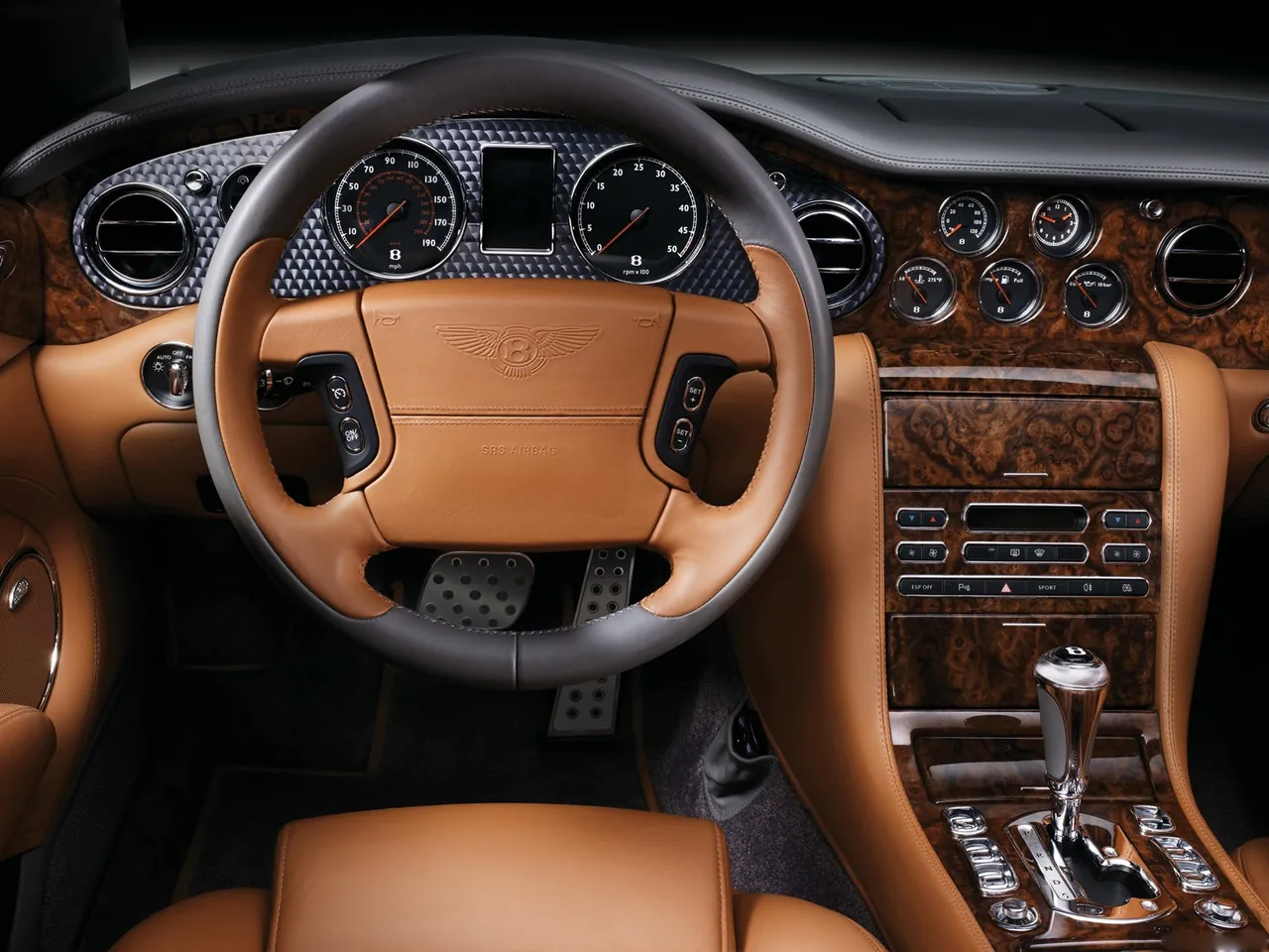 Bentley Azure T (2009) – interiér