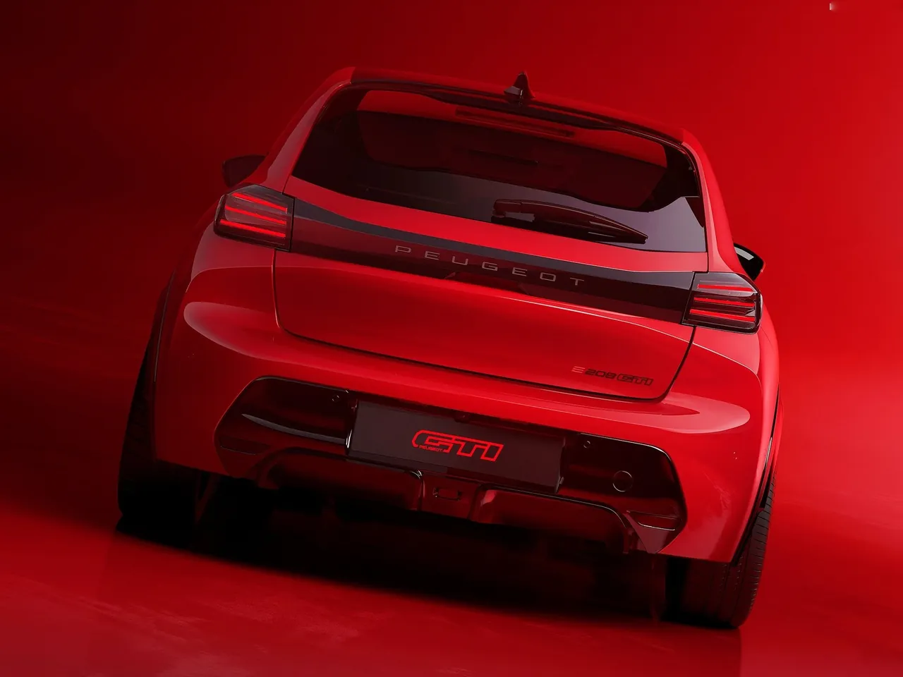 Peugeot e-208 GTi Concept (2025) – zezadu
