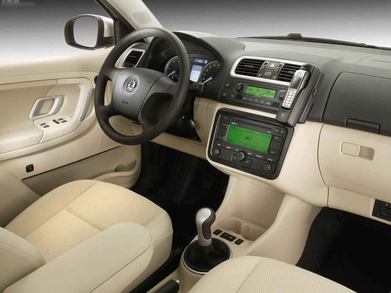 Skoda Fabia (2007) – interiér