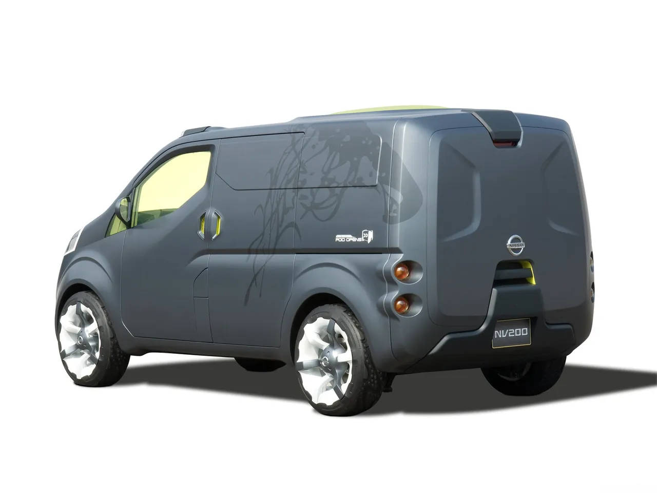 Nissan NV200 Concept (2007) – zadní tříčtvrteční pohled