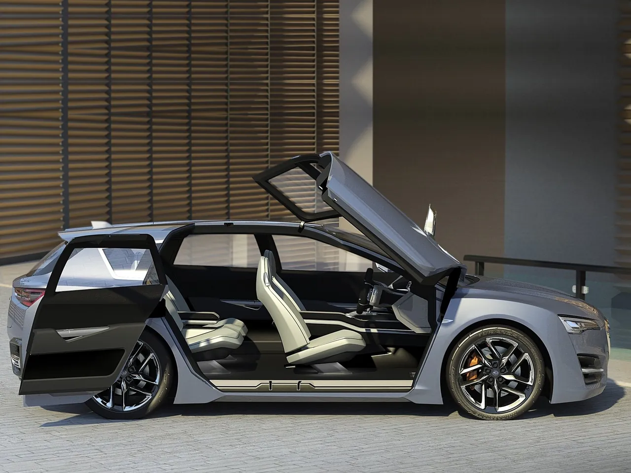 Subaru Advanced Tourer Concept (2011) – boční profil