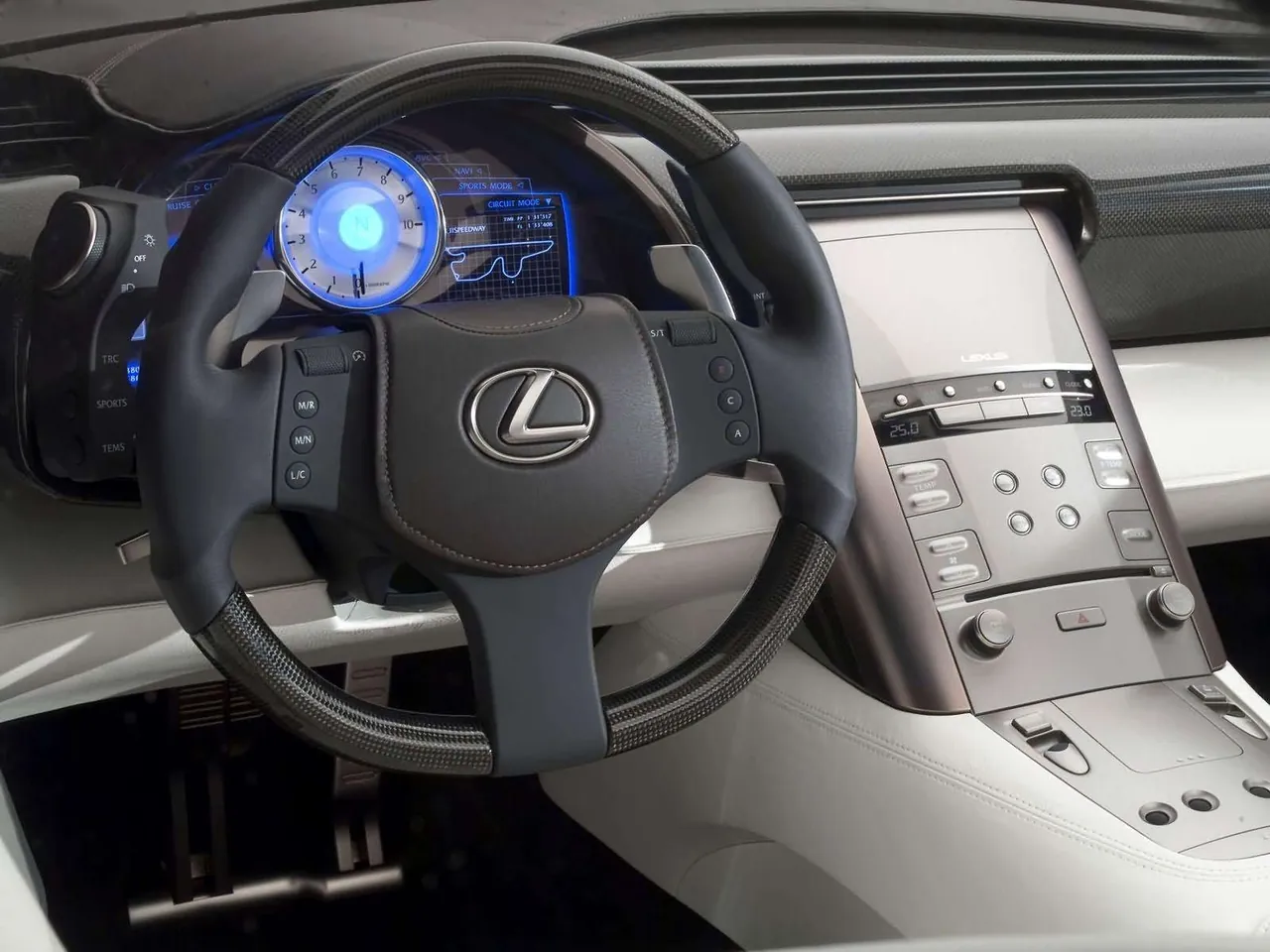 Lexus LFA Concept (2005) – interiér