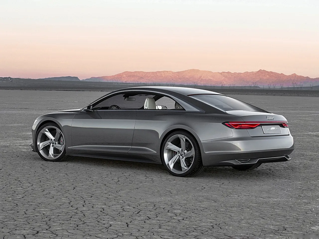 Audi Prologue Piloted Driving Concept (2015) – zadní tříčtvrteční pohled