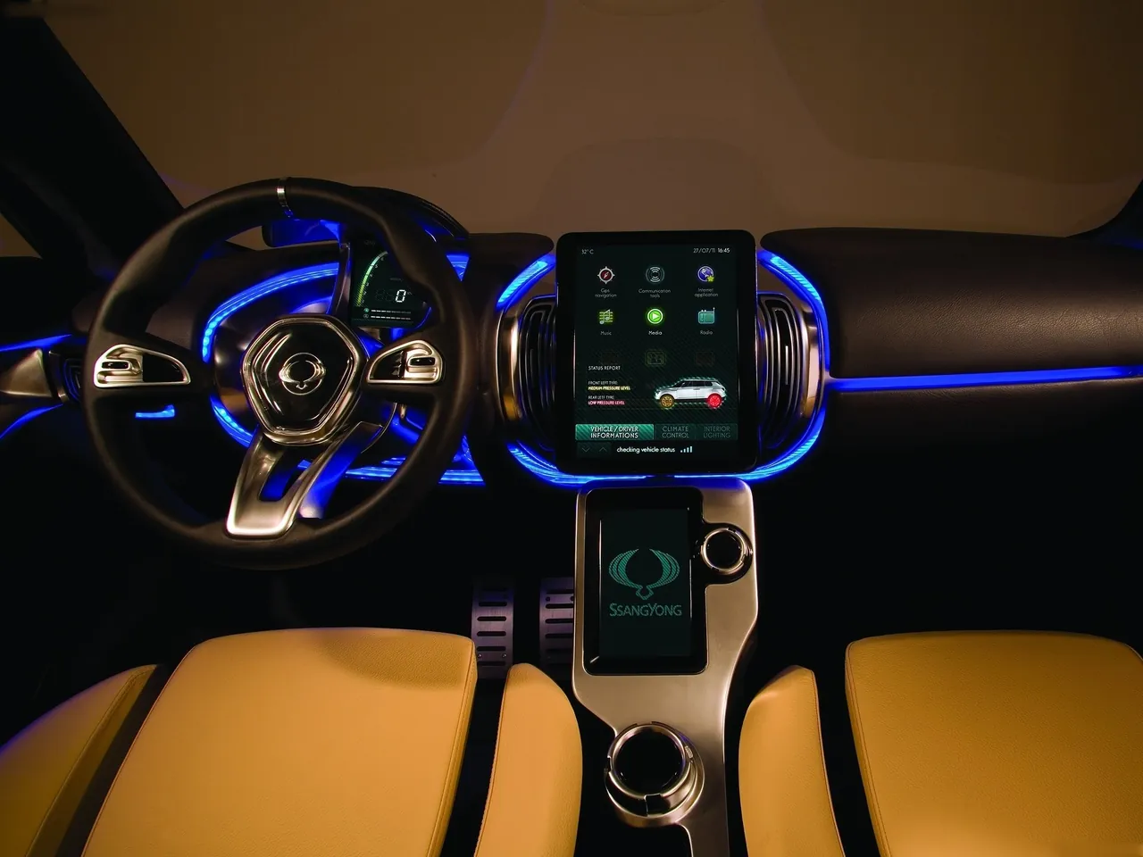 SsangYong XIV-1 Concept (2011) – interiér