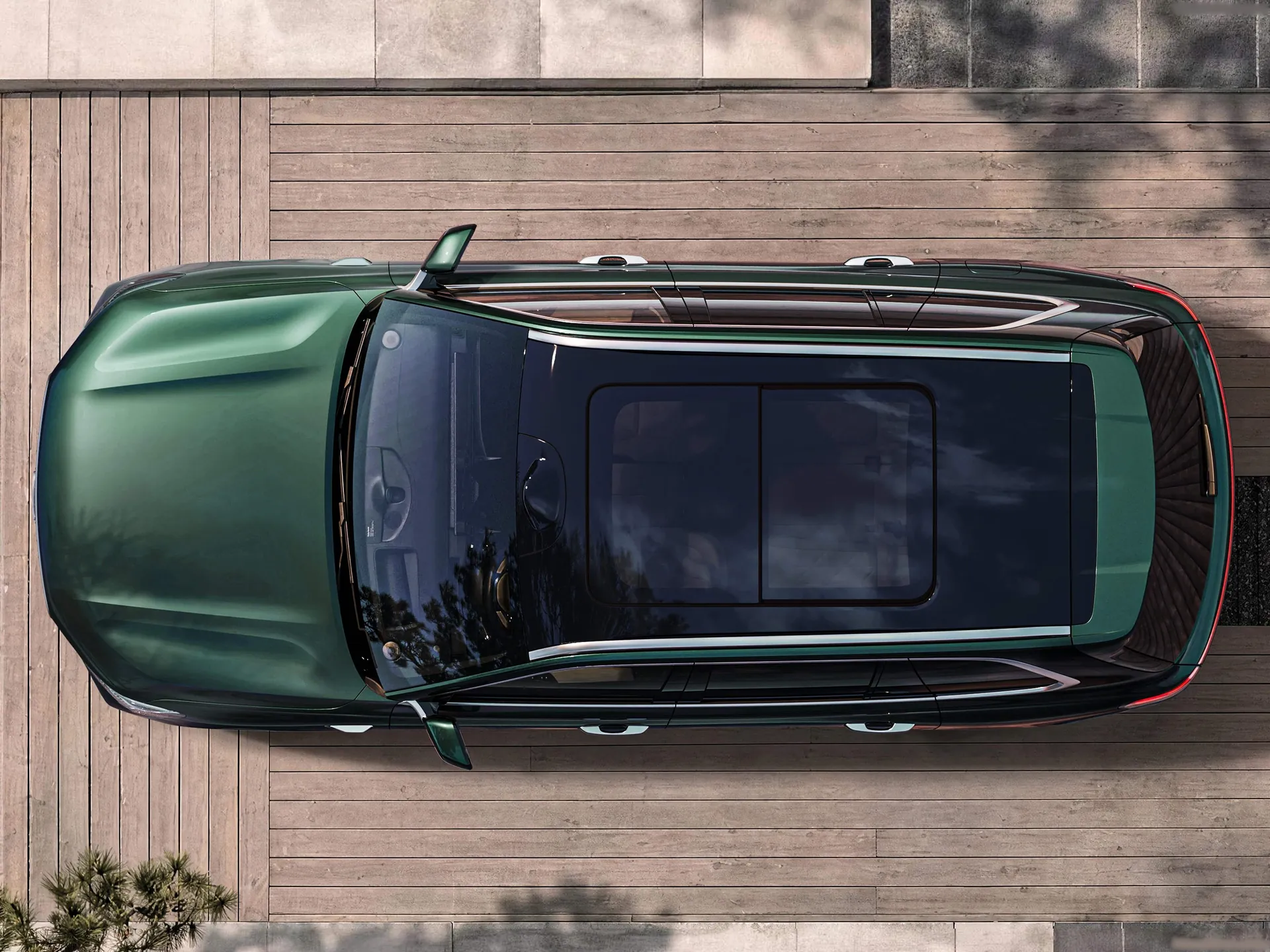 Geely Xingyue L Plus (2027) – pohled shora