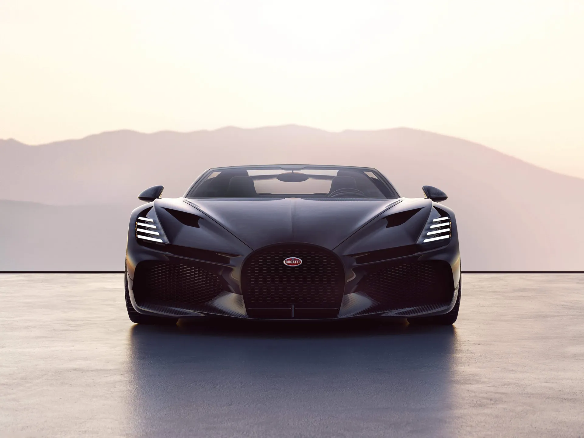 Bugatti W16 Mistral (2024) – zepředu