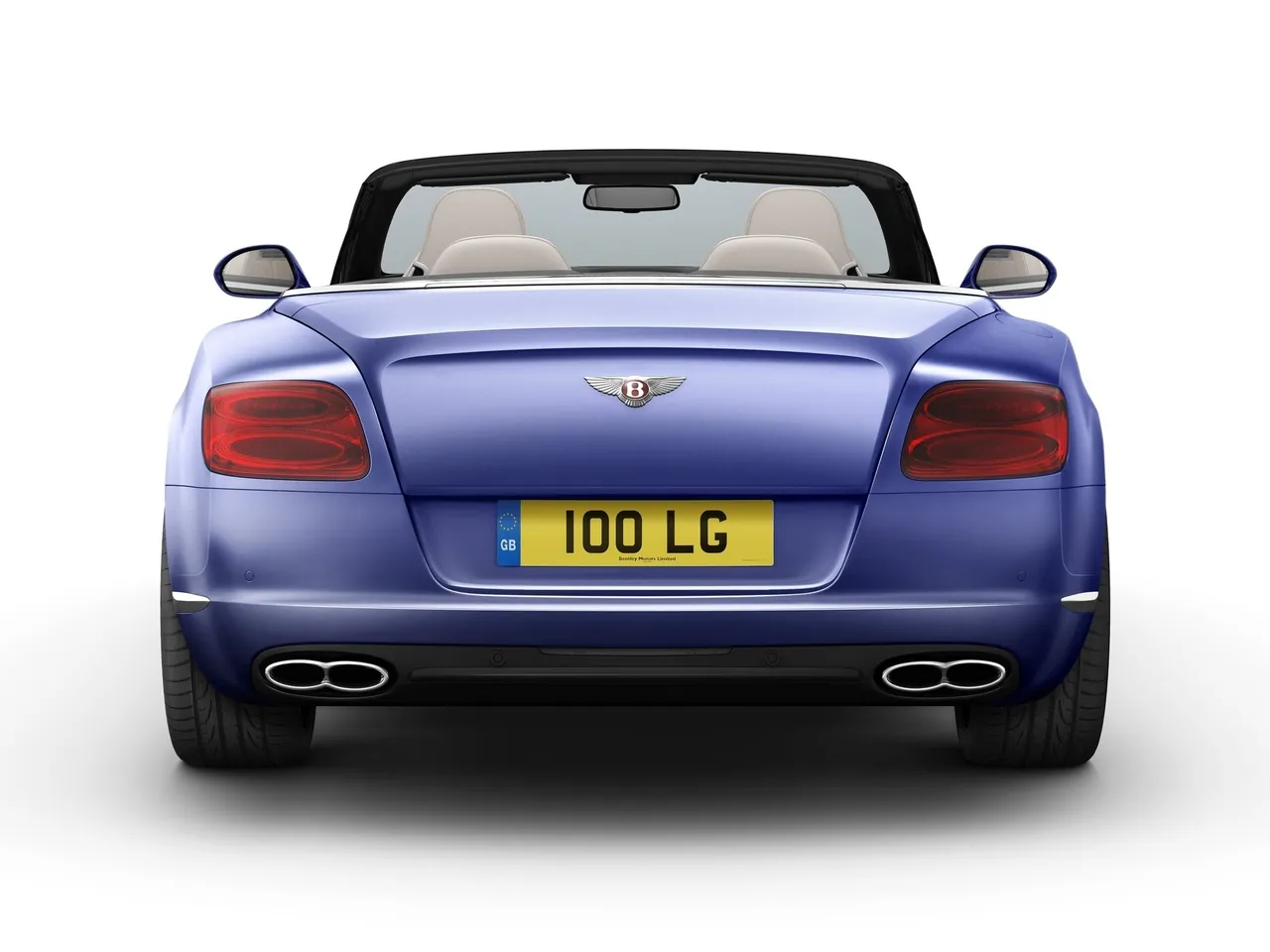 Bentley Continental GTC V8 (2013) – zezadu