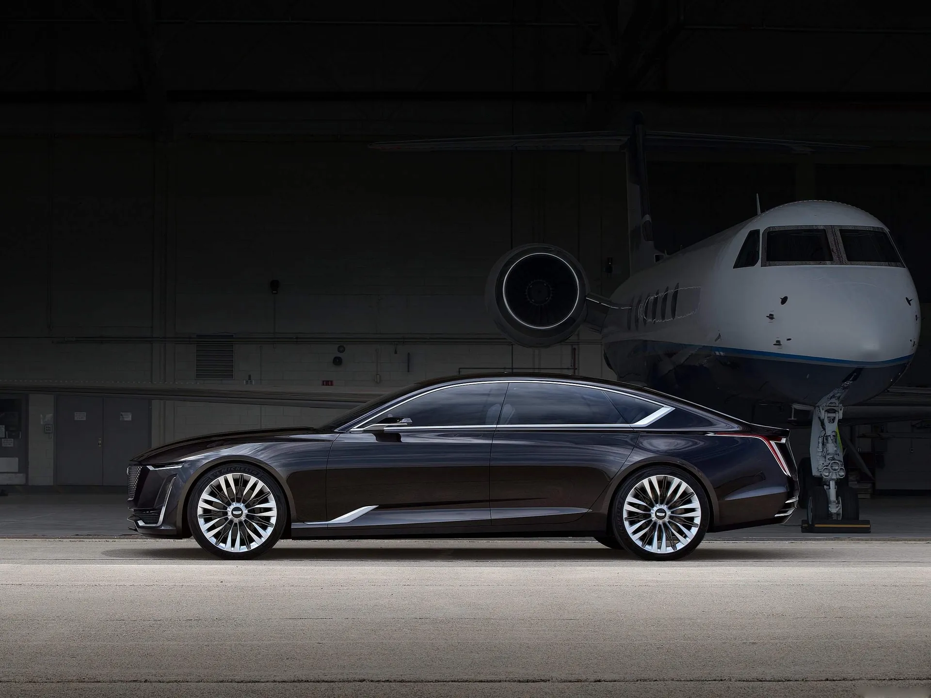 Cadillac Escala Concept (2016) – boční profil