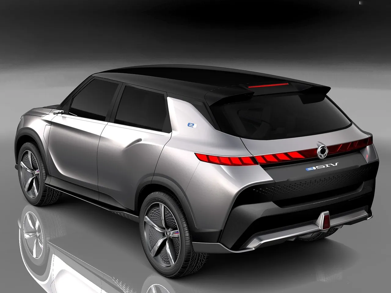 SsangYong e-SIV EV Concept (2018) – zadní tříčtvrteční pohled