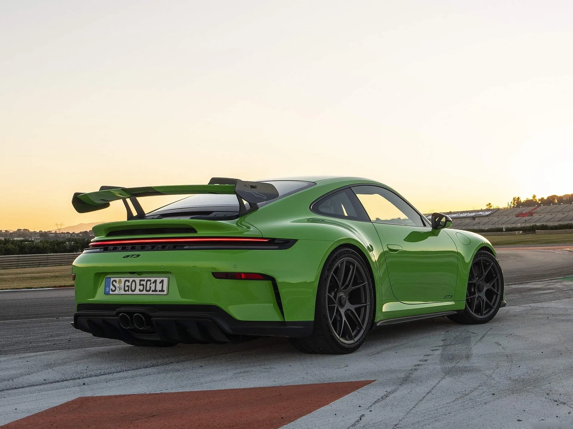 Porsche 911 GT3 (2025) – zadní tříčtvrteční pohled