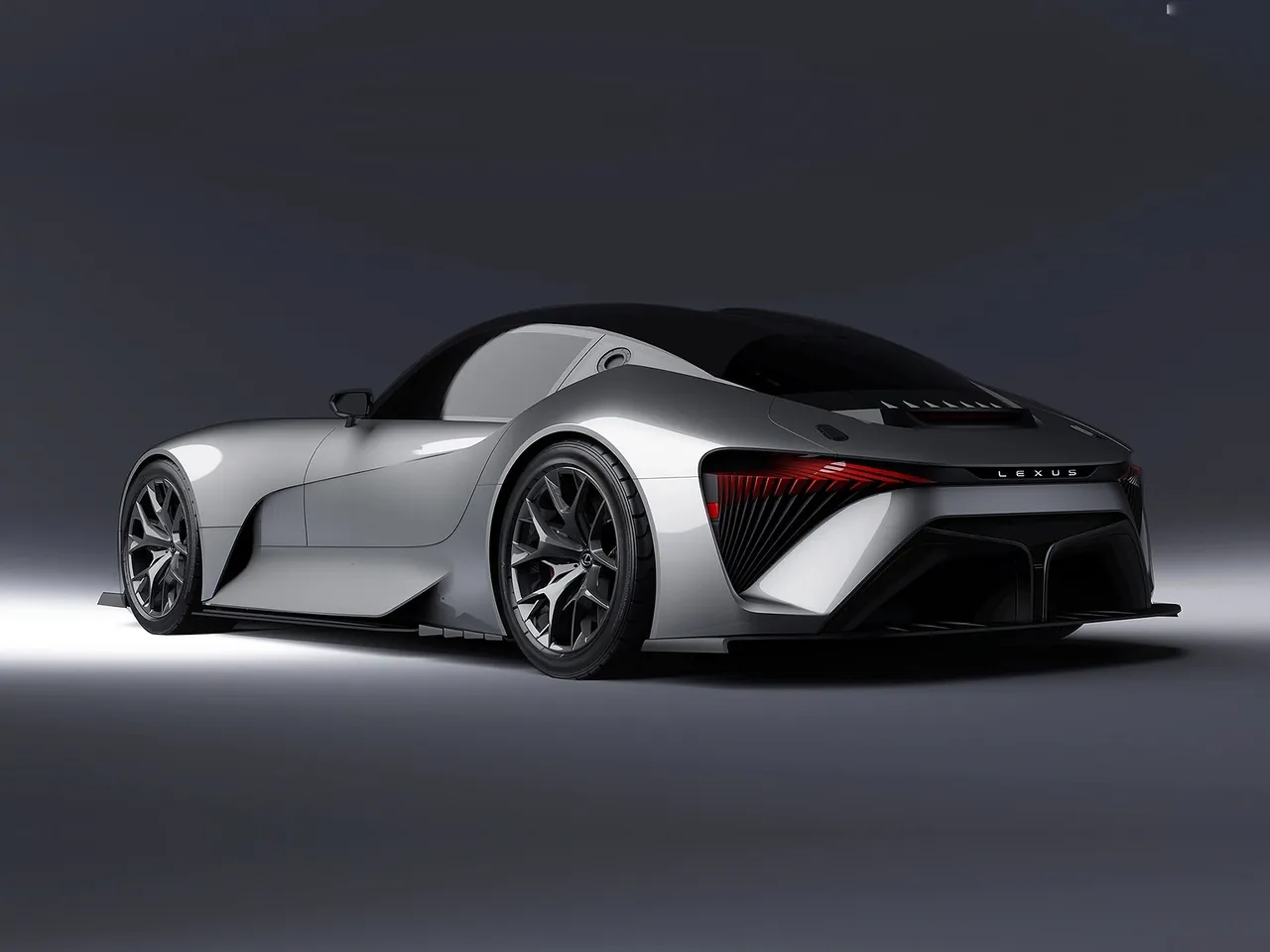 Lexus BEV Sport Concept (2021) – zadní tříčtvrteční pohled