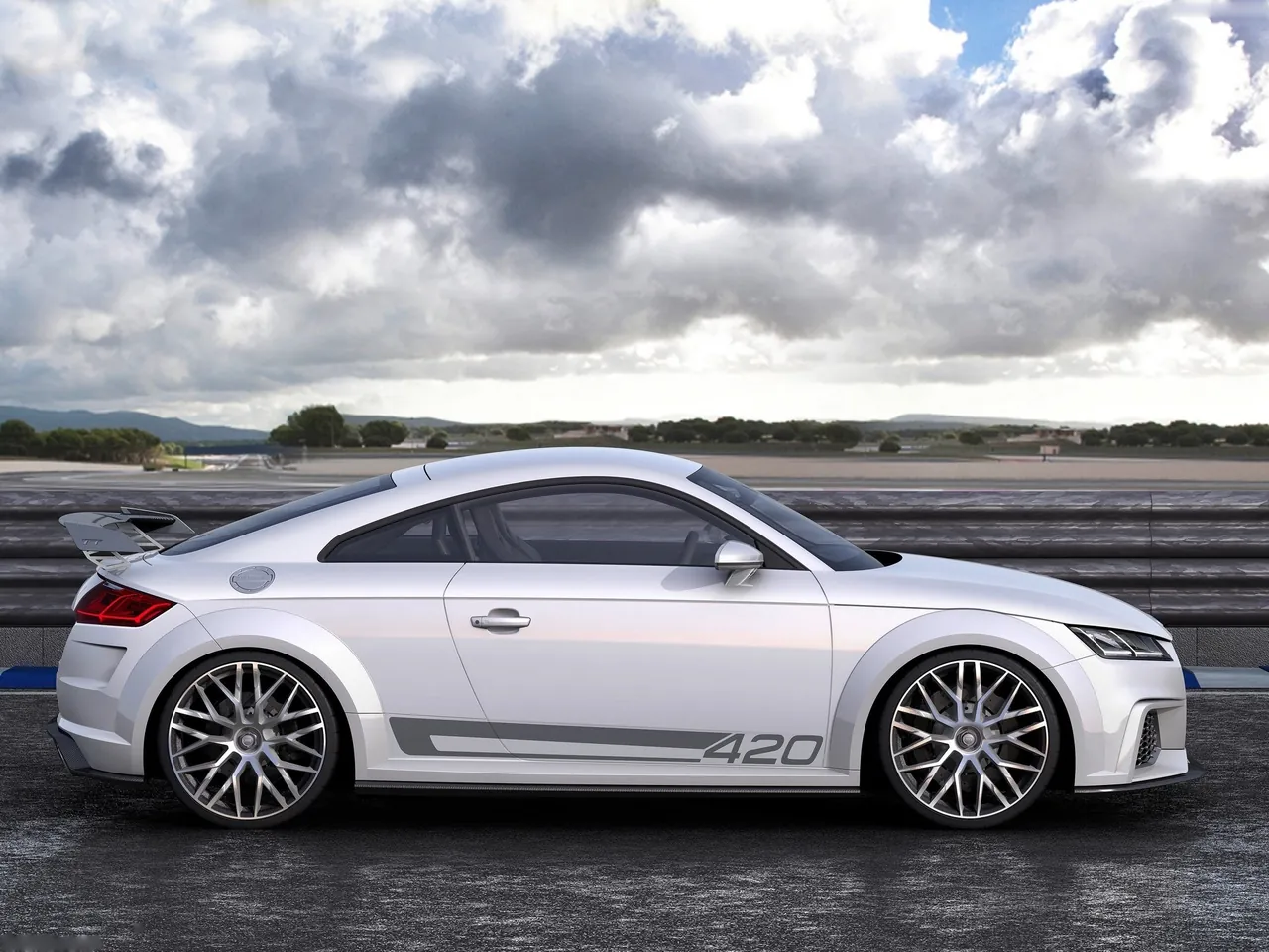 Audi TT quattro Sport Concept (2014) – boční profil