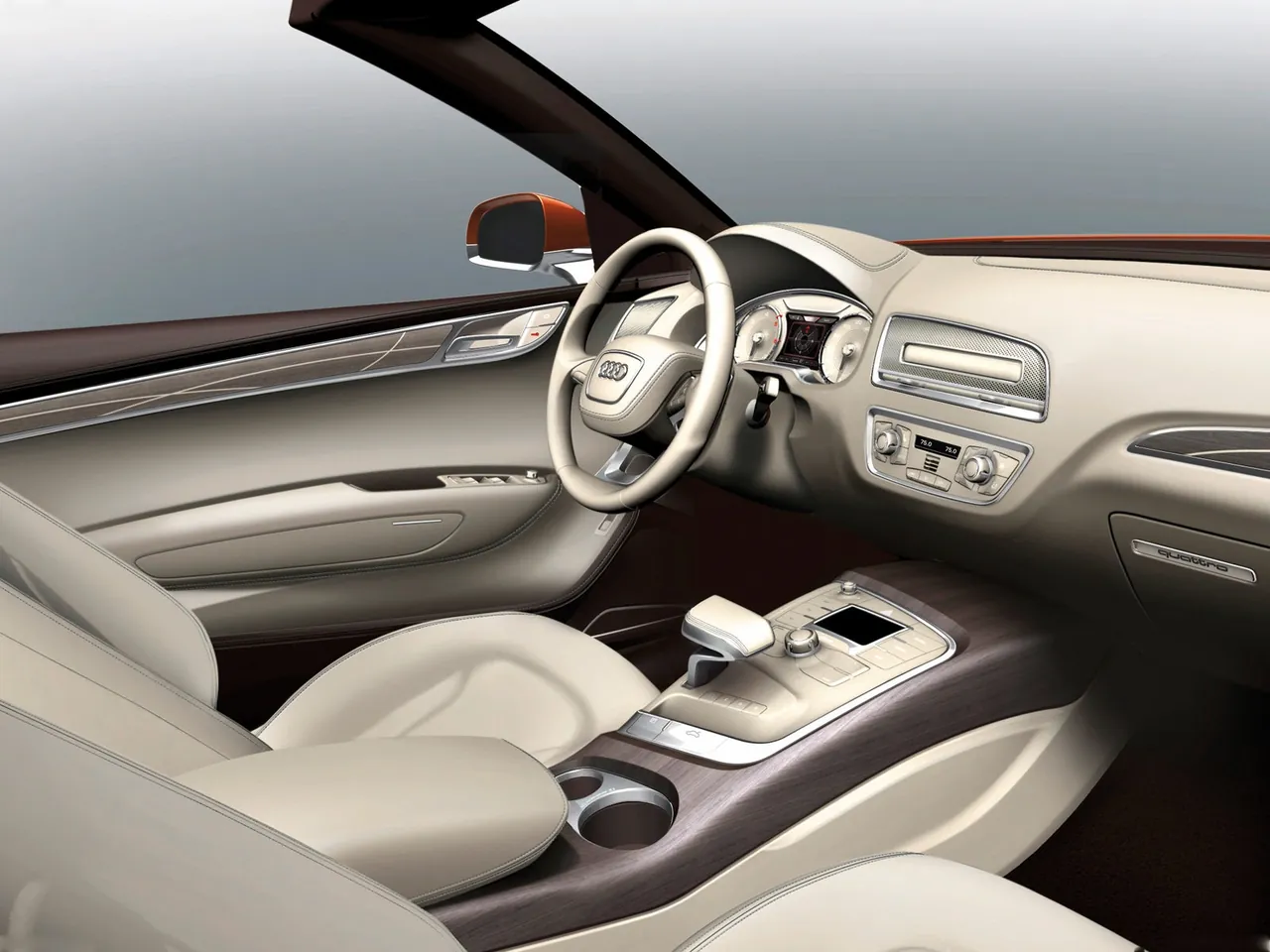 Audi Cross Cabriolet quattro Concept (2007) – interiér