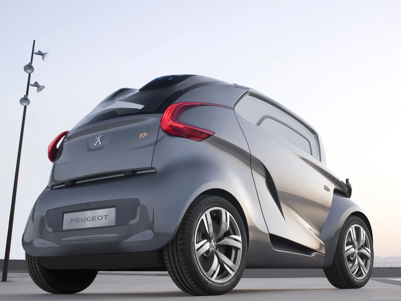 Peugeot BB1 Concept (2009) – zadní tříčtvrteční pohled