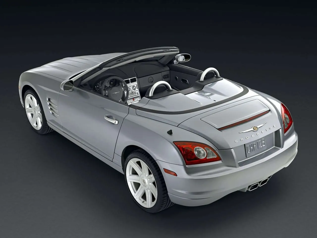 Chrysler Crossfire Roadster (2005) – zadní tříčtvrteční pohled