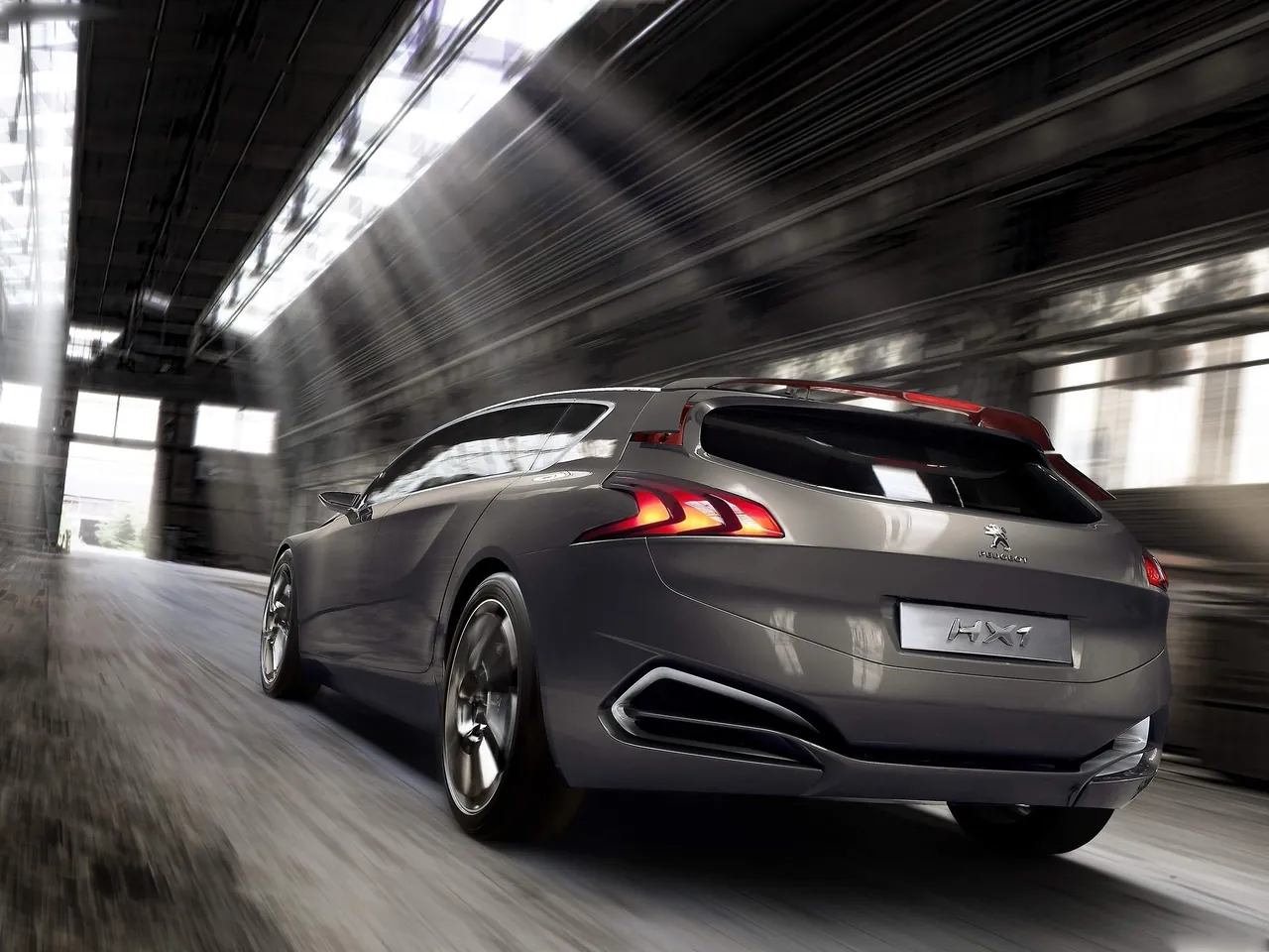 Peugeot HX1 Concept (2011) – zadní tříčtvrteční pohled