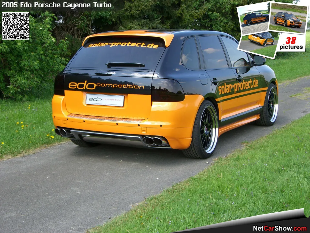 Edo Porsche Cayenne Turbo (2005) – zadní tříčtvrteční pohled
