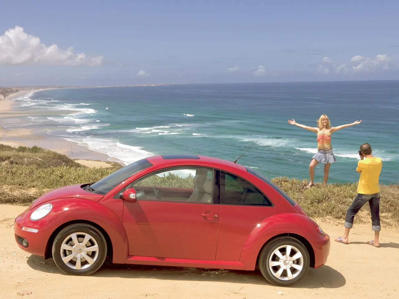 Volkswagen New Beetle (2005) – boční profil