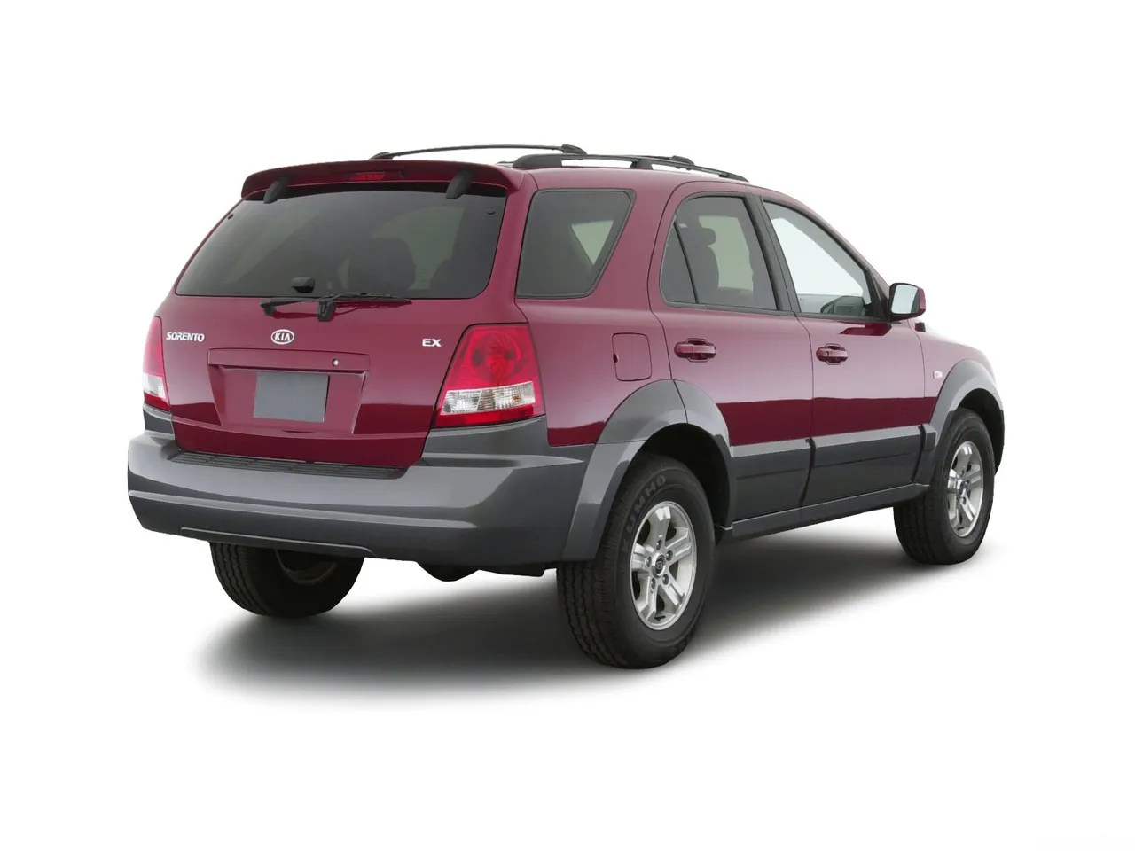 Kia Sorento (2005) – zadní tříčtvrteční pohled