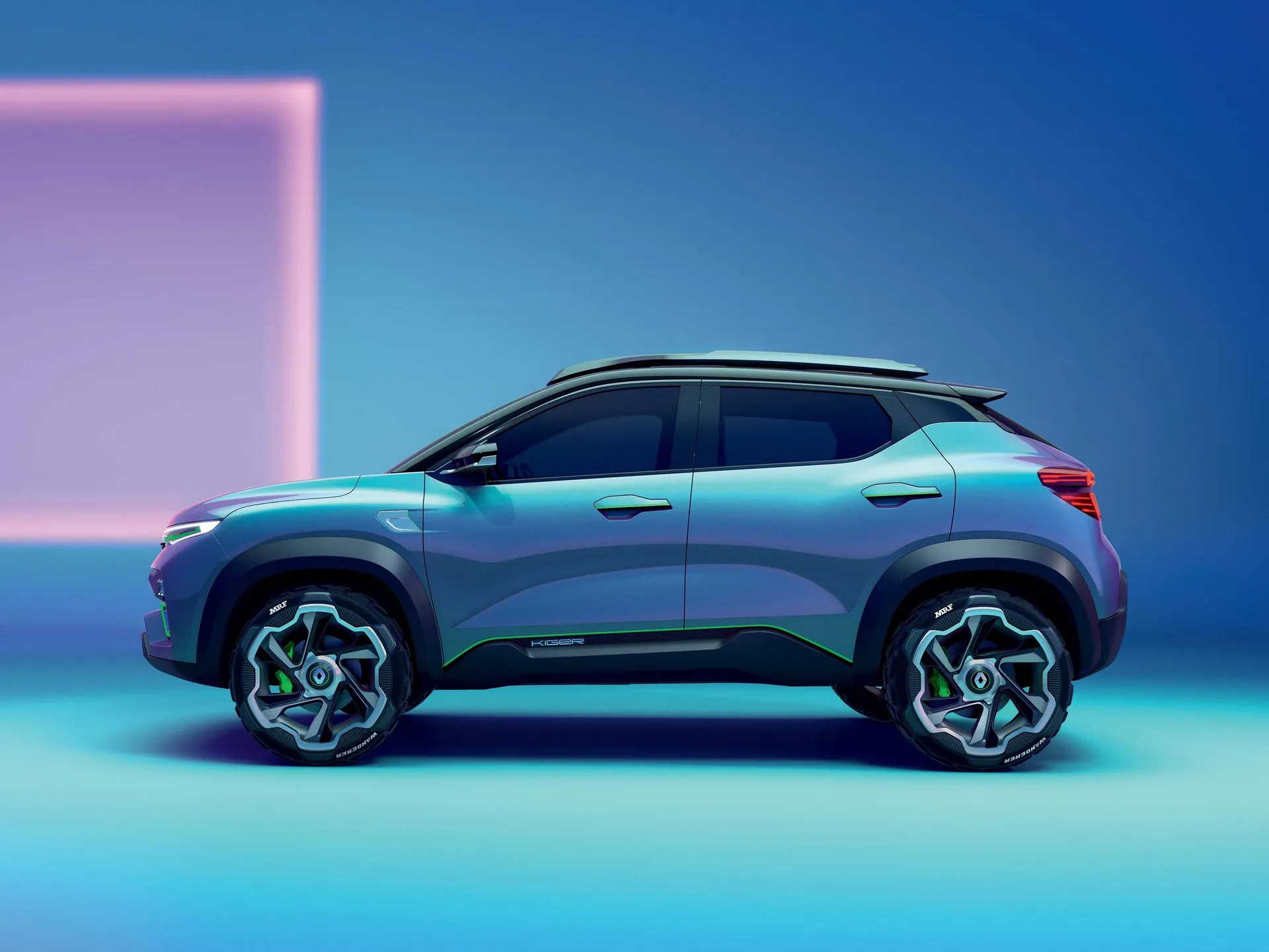 Renault Kiger Concept (2020) – boční profil