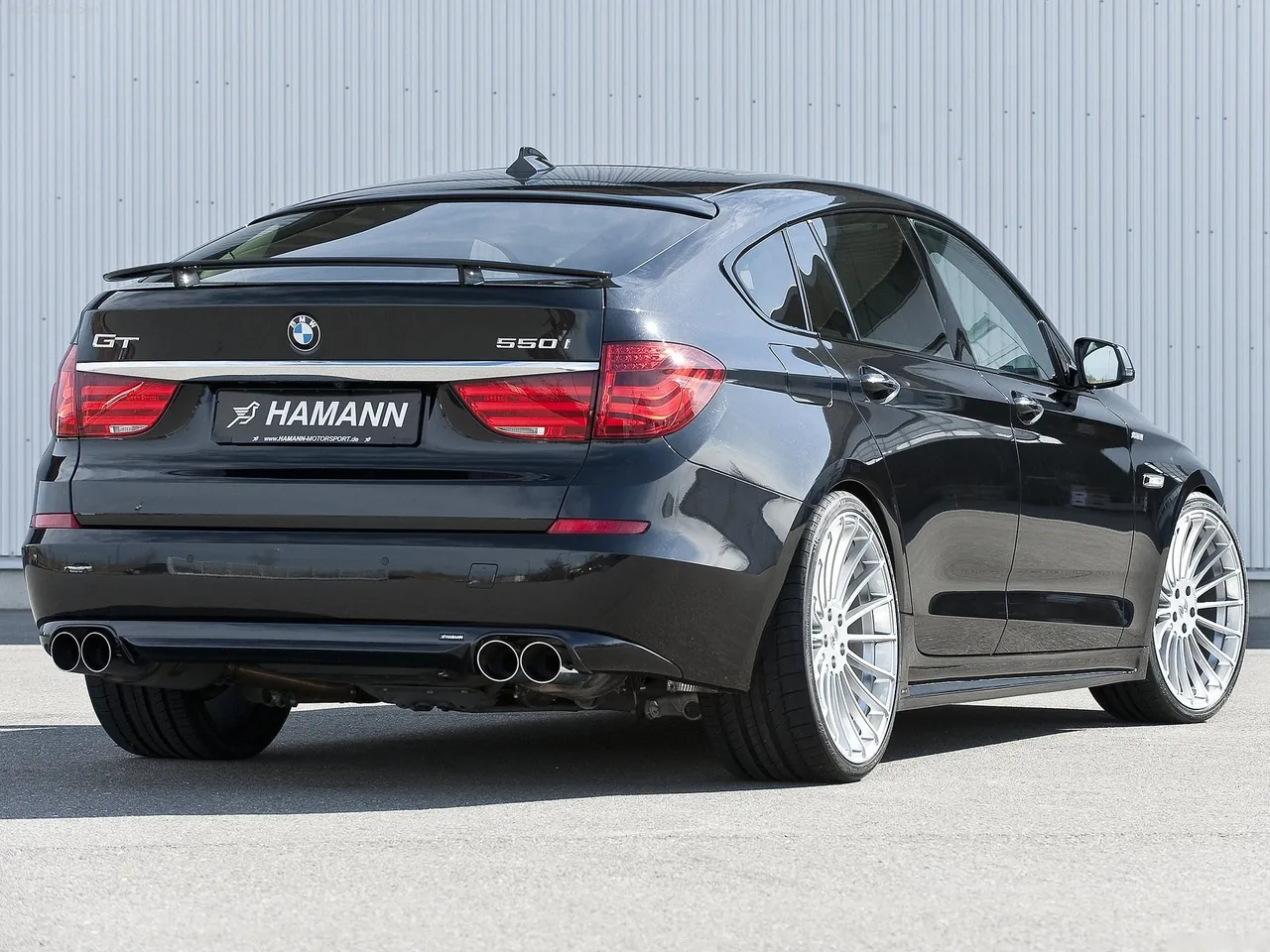 Hamann BMW 5-Series GT (2010) – zadní tříčtvrteční pohled