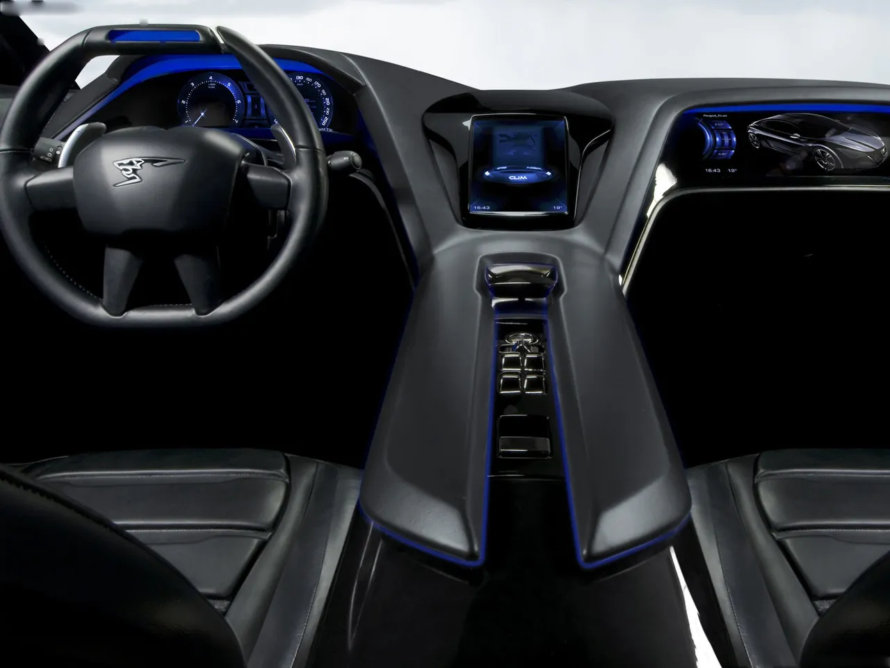 Peugeot RC Concept (2008) – interiér