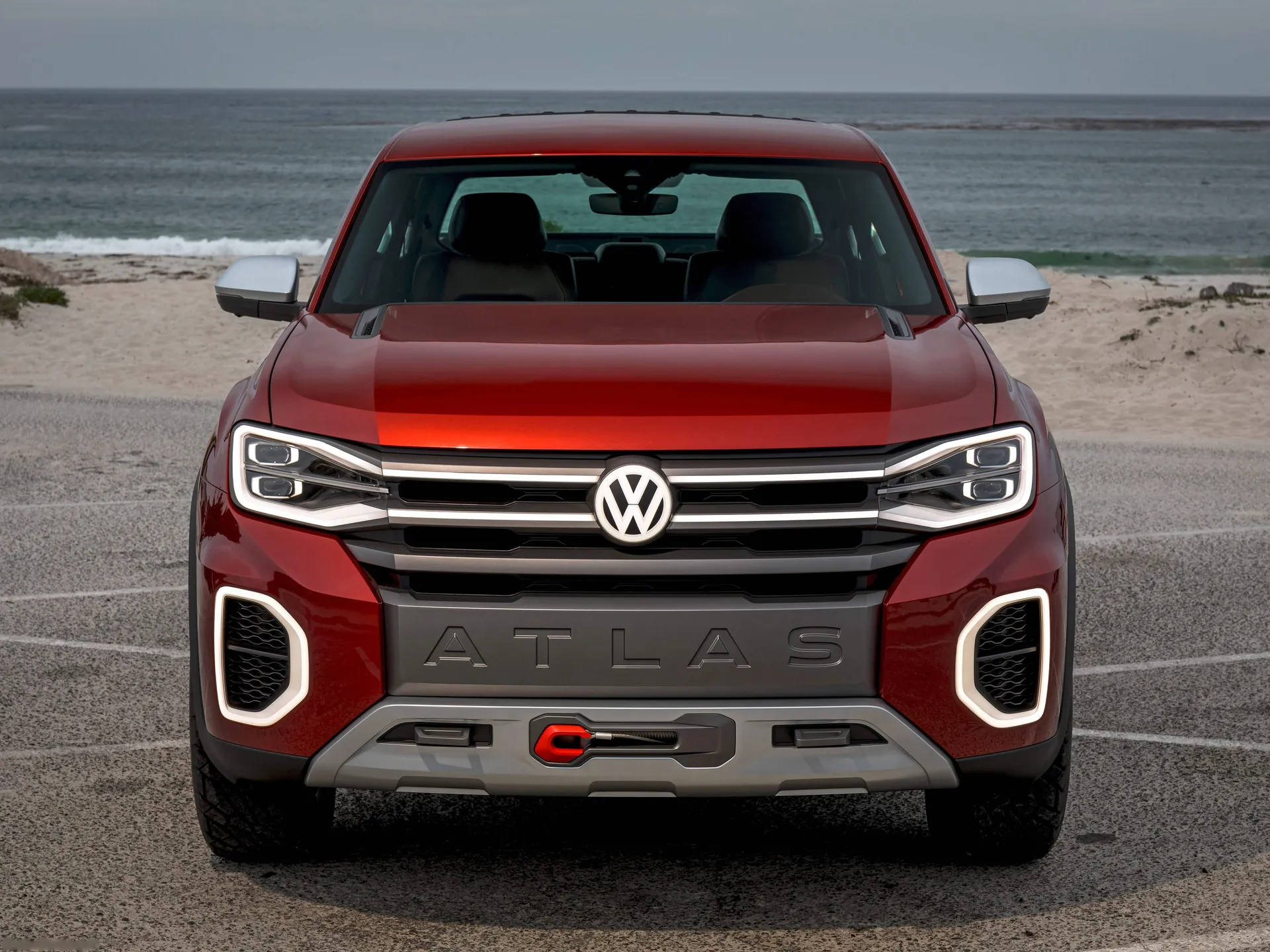 Volkswagen Atlas Tanoak Pickup Concept (2018) – zepředu