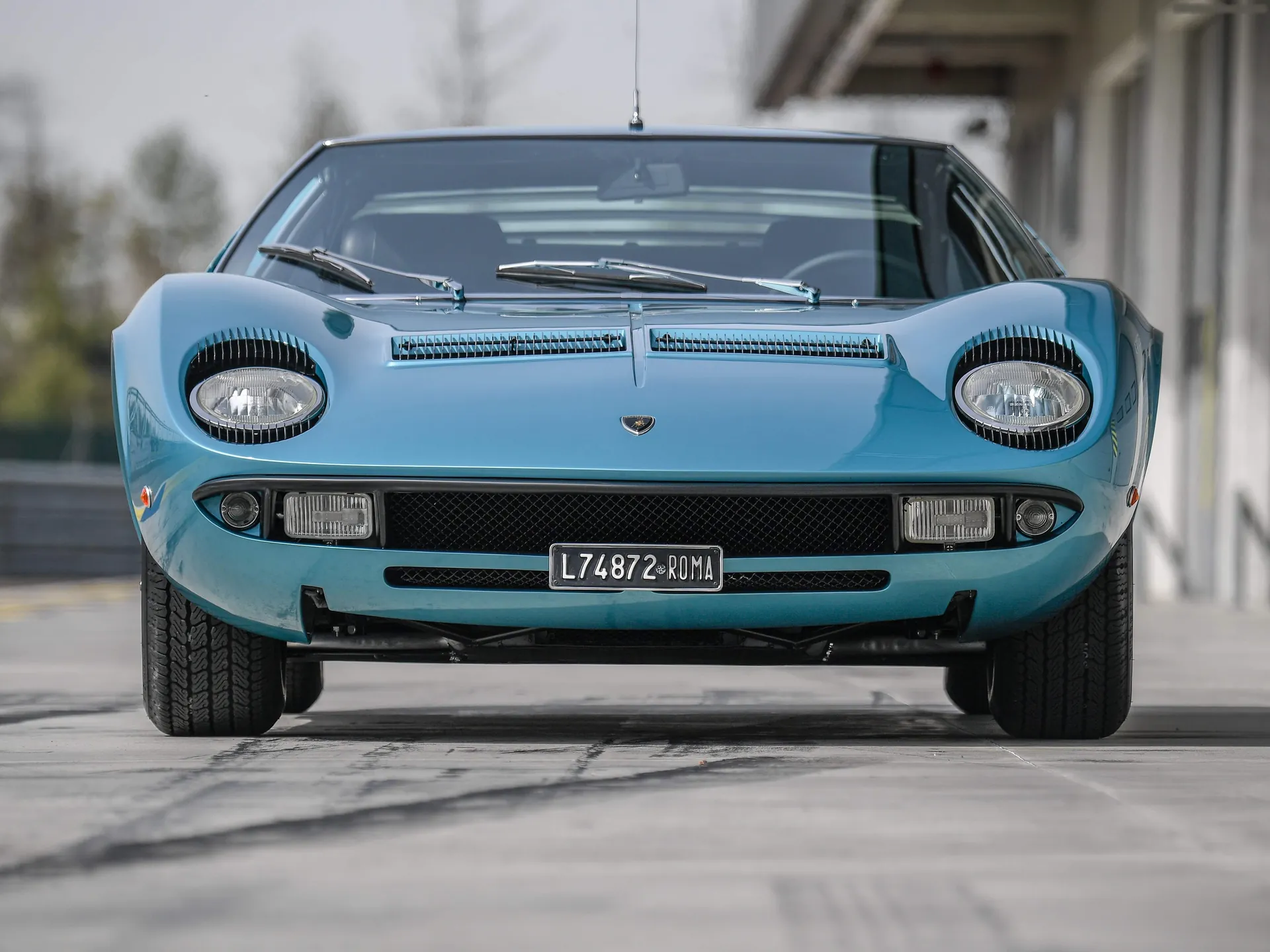 Lamborghini Miura P400 S (1971) – zepředu