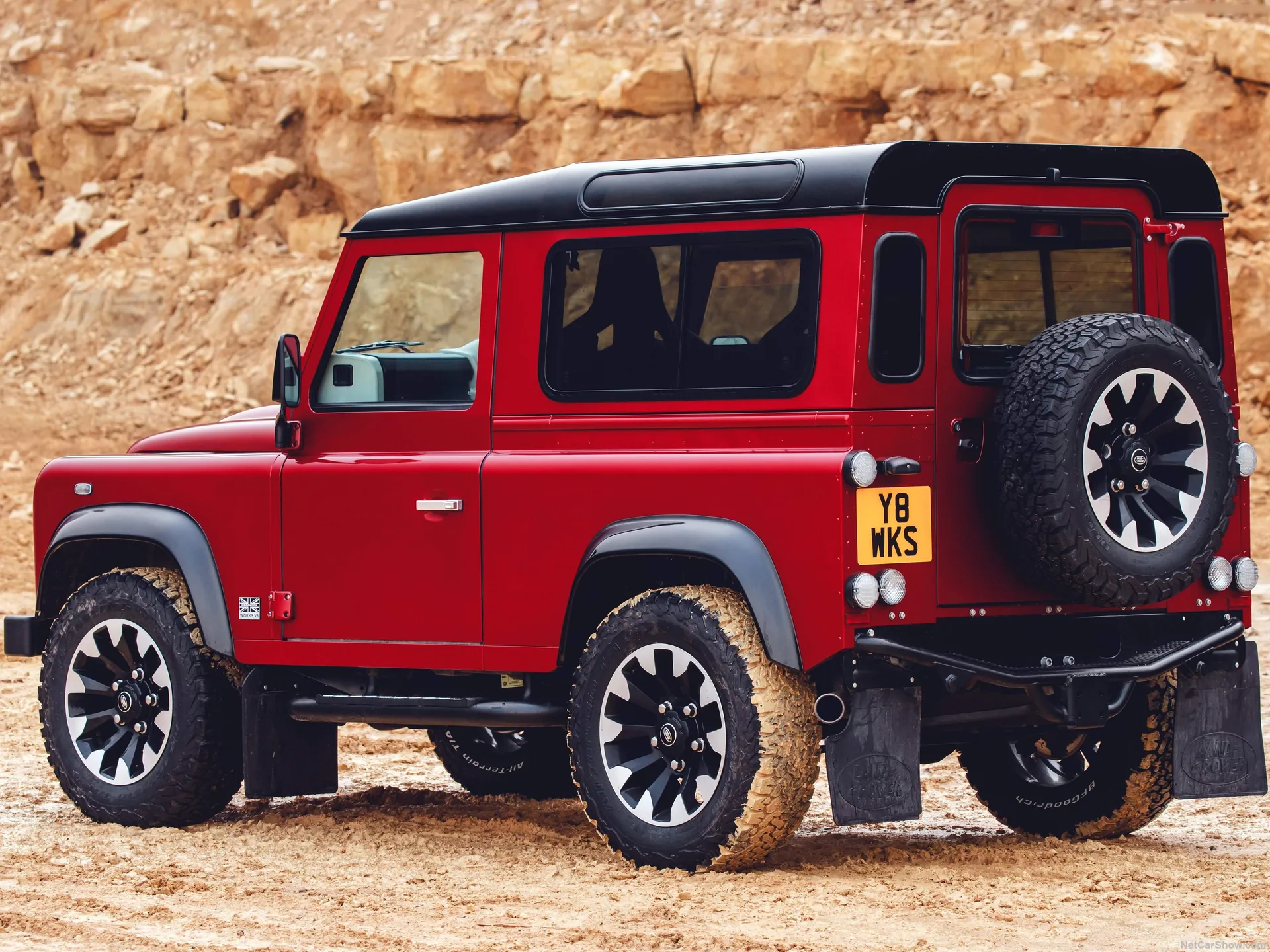 Land Rover Defender Works V8 (2018) - Rear Three-Quarter
