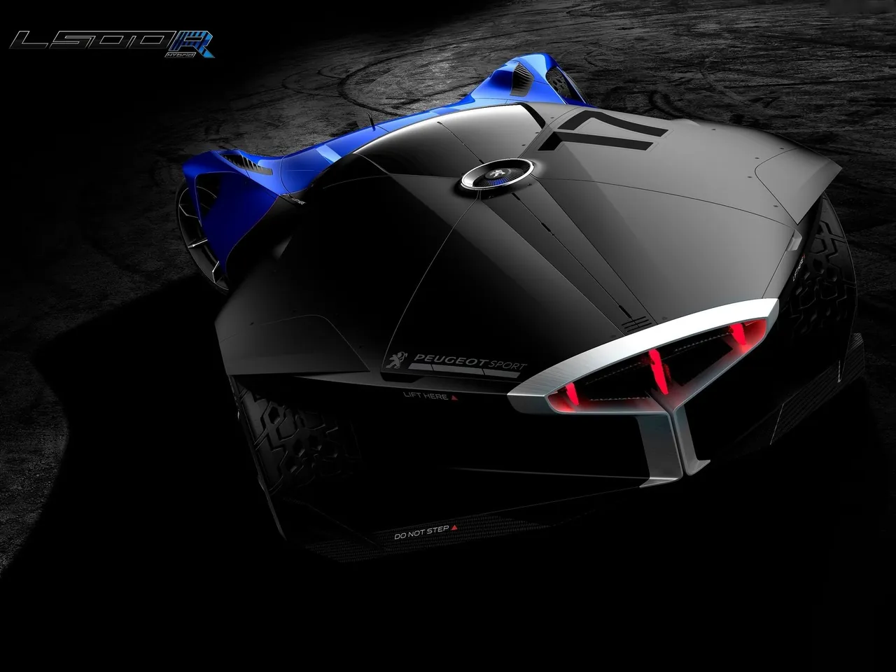 Peugeot L500 R HYbrid Concept (2016) – zadní tříčtvrteční pohled