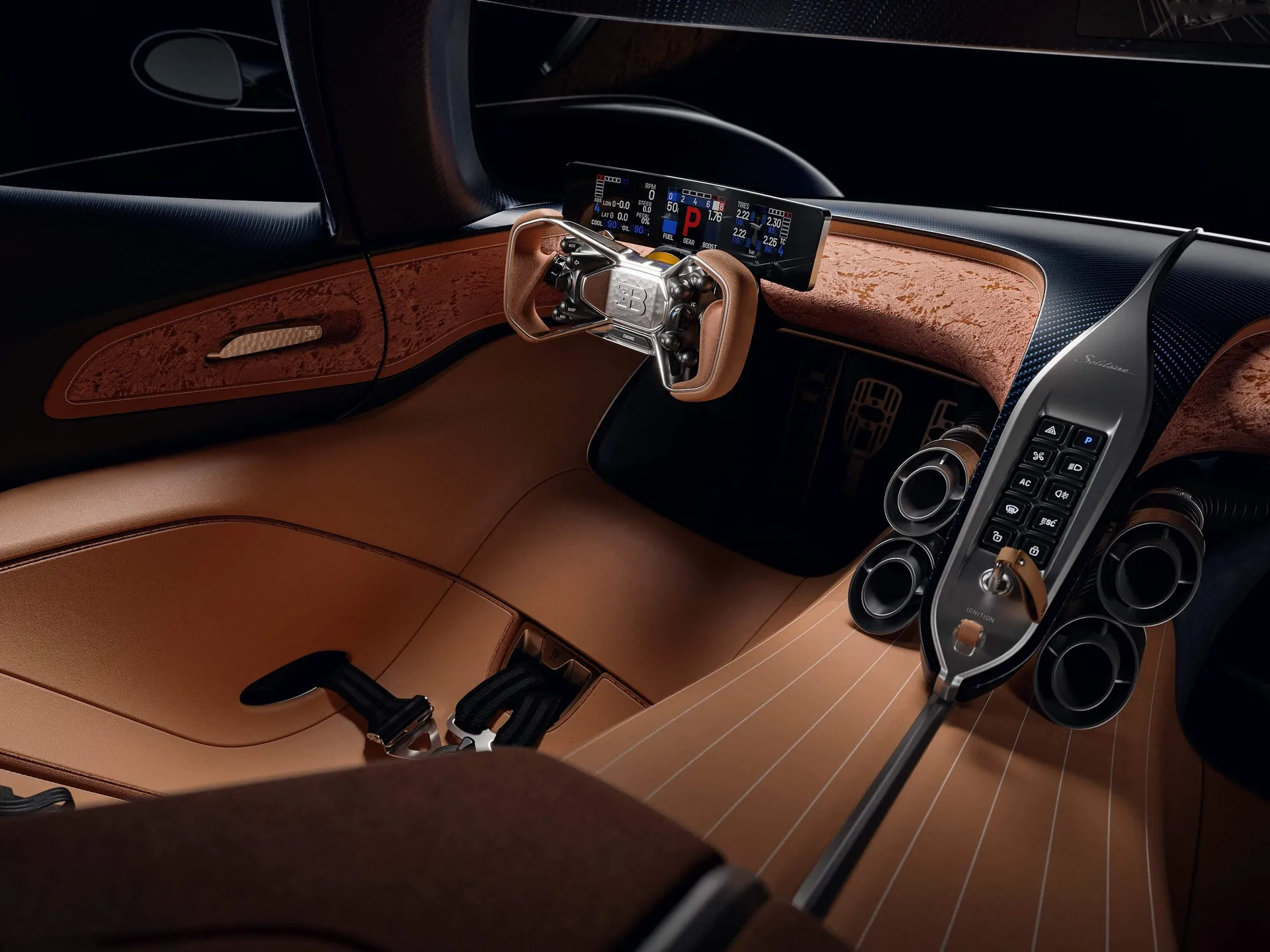 Bugatti Destrier (2026) – interiér